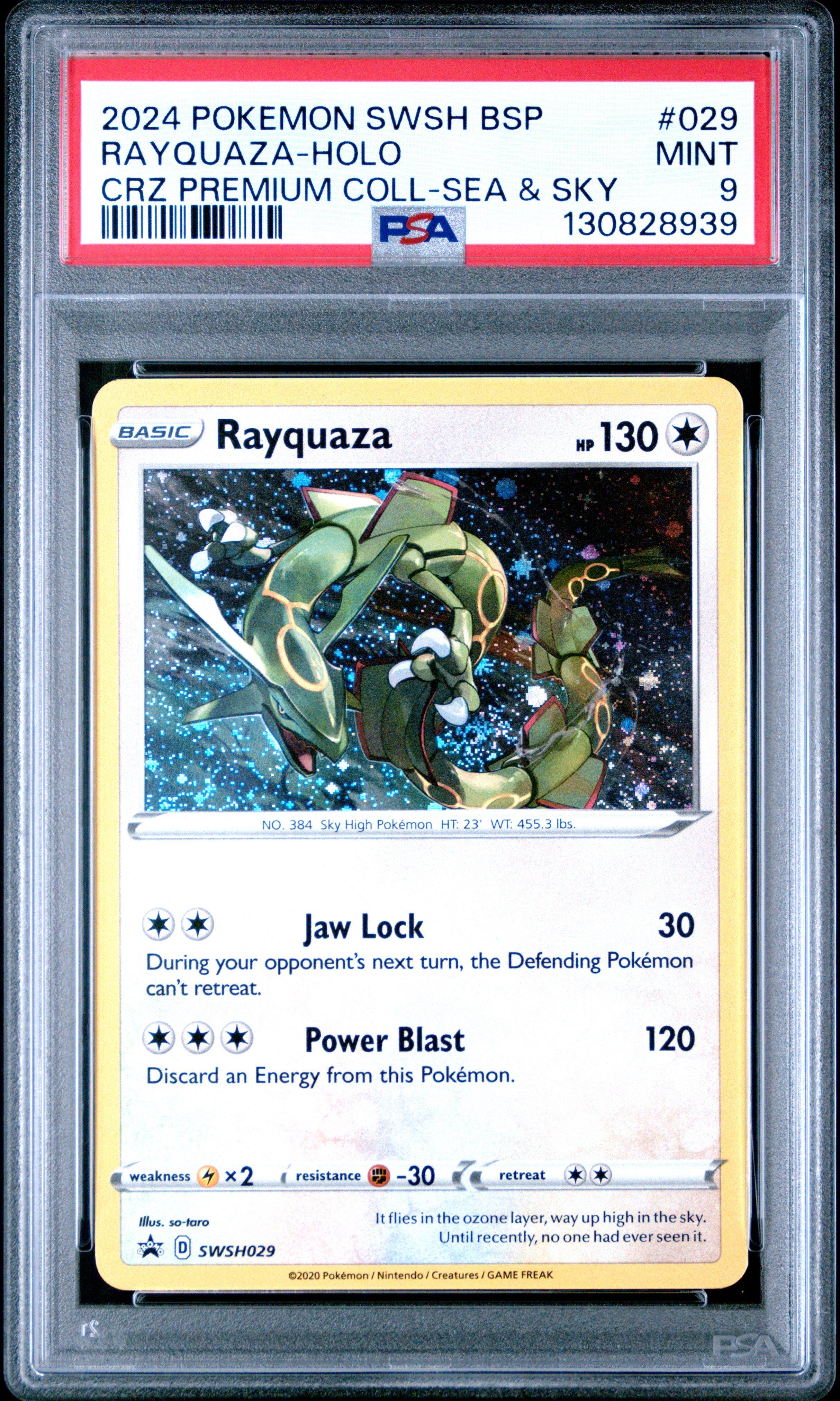 2024 Pokemon Swsh Black Star Promo 029 Rayquaza-holo Crown Zenith