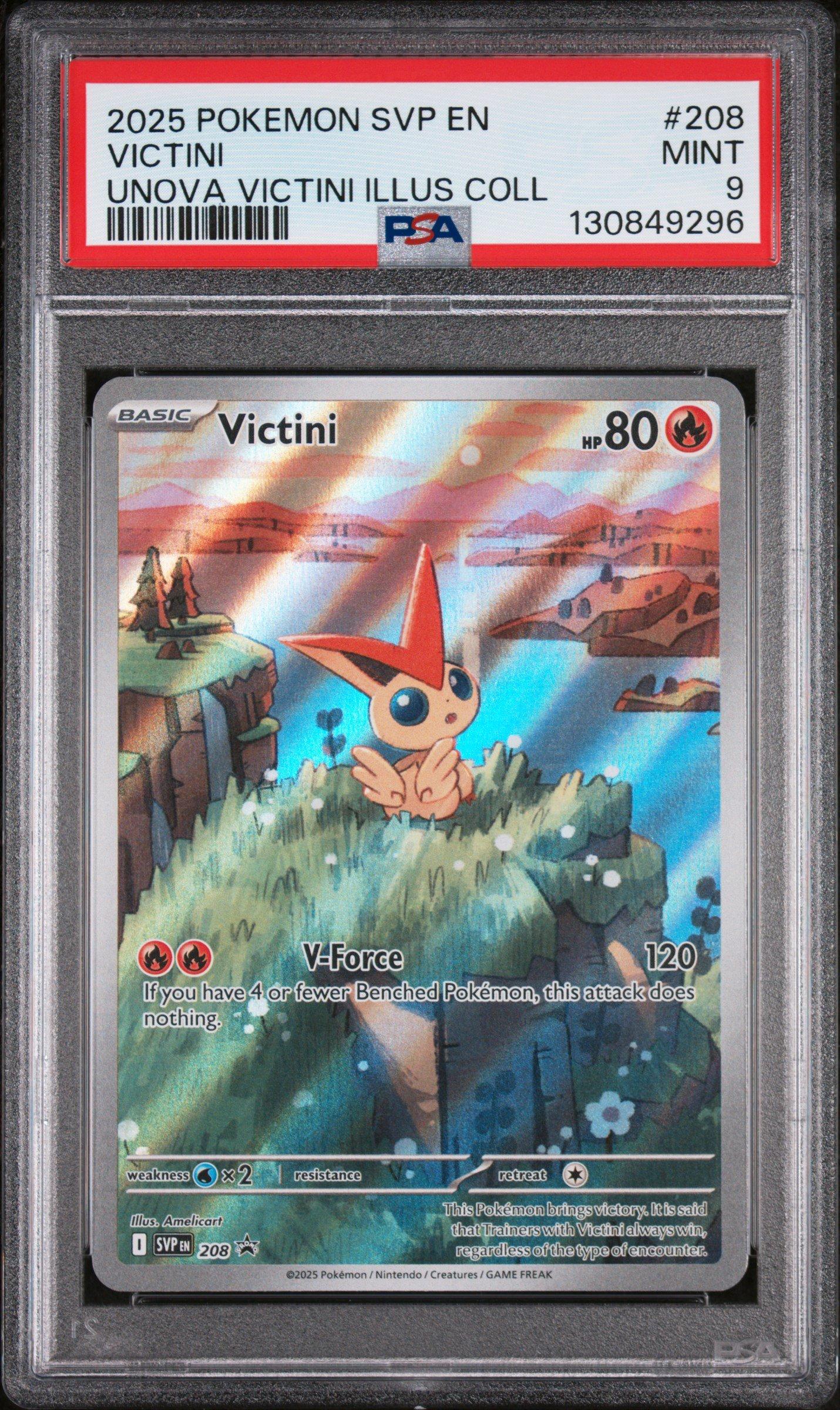 2025 Pokemon Svp En-sv Black Star Promo 208 Victini Unova Victini