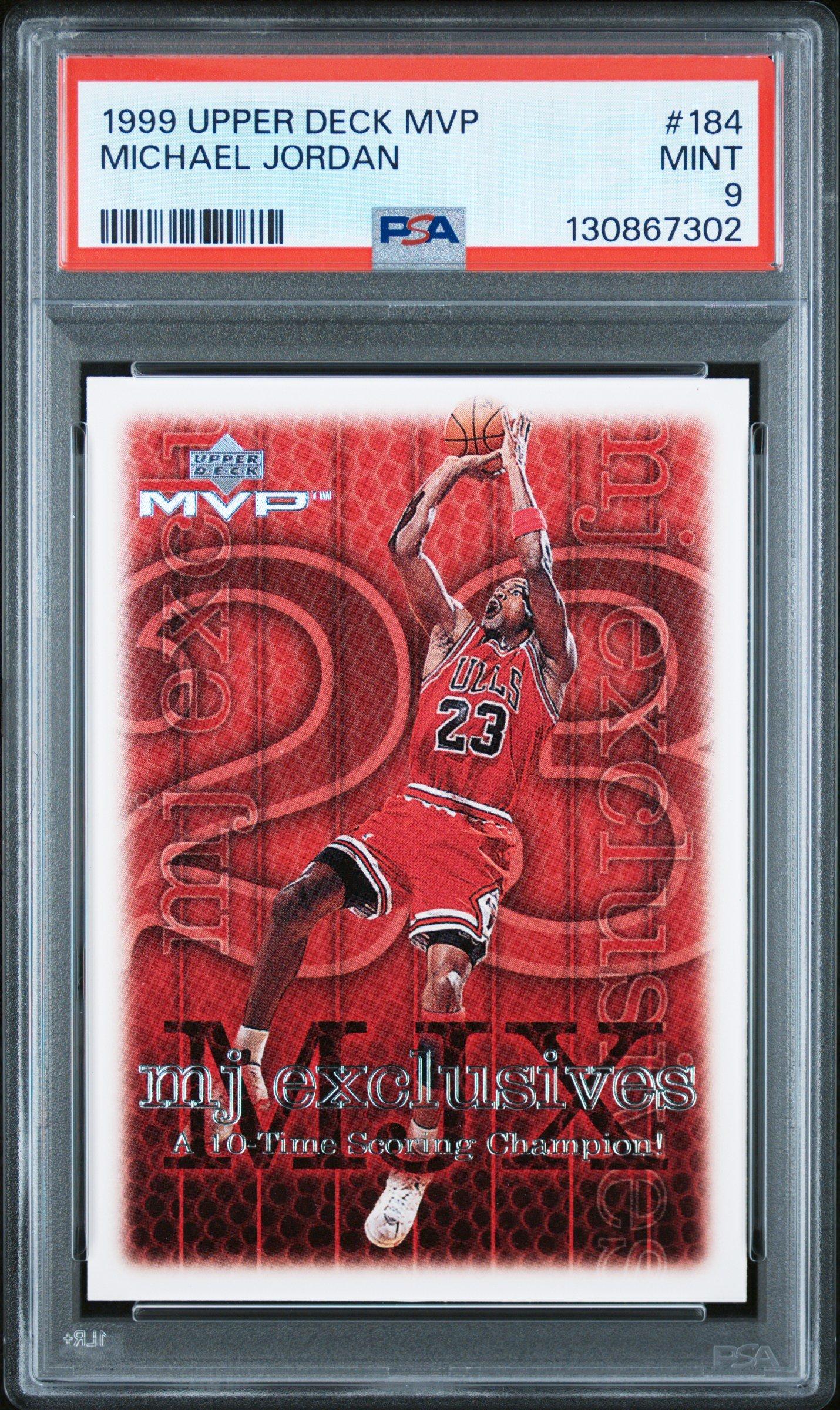 1999 Upper Deck Mvp 184 Michael Jordan PSA 9 Graded Card | GameStop