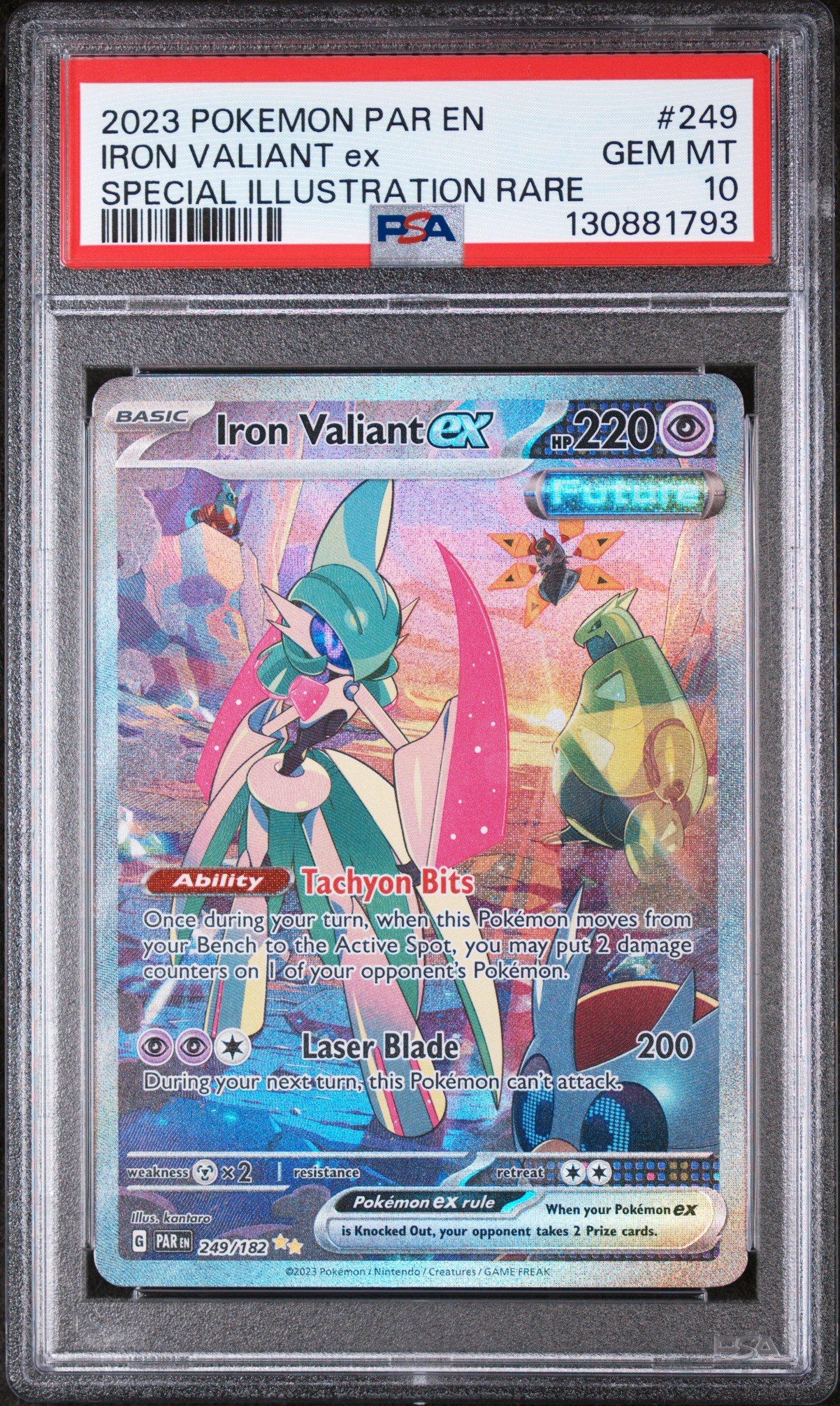 2023 Pokemon Par En-paradox Rift 249 Iron Valiant Ex Special