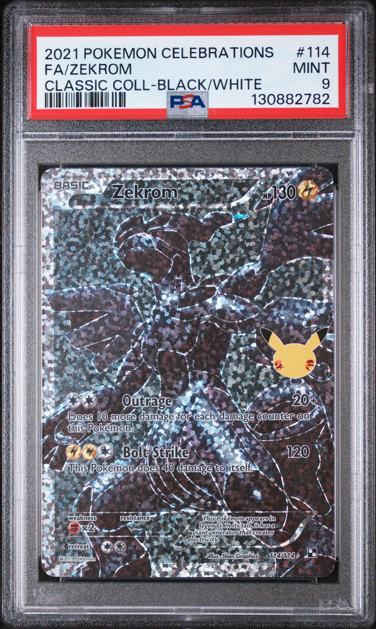 2021 Pokemon Celebrations Classic Collection 114 Full Art/zekrom
