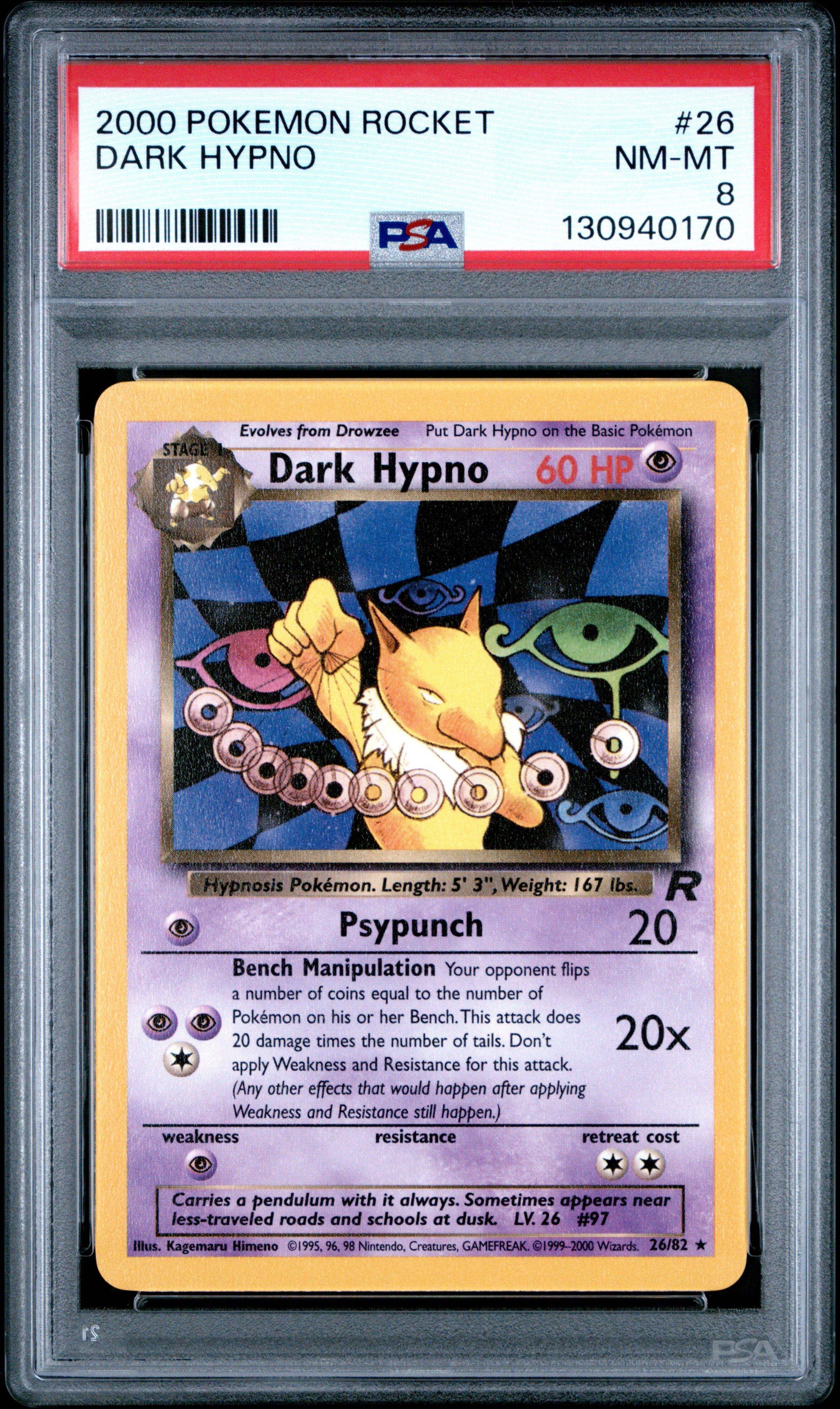 2000 hp pokemon card Pokemon TCG Graded Card: 2000 Rocket's Scyther 1st Edition #13 English –  Vancity CJ Trading Cards main image 1