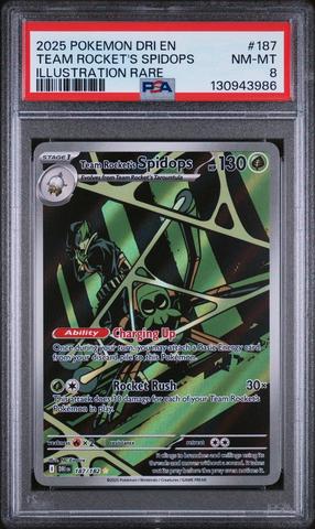 2025 Pokemon Dri En-destined Rivals 187 Team Rocket's Spidops