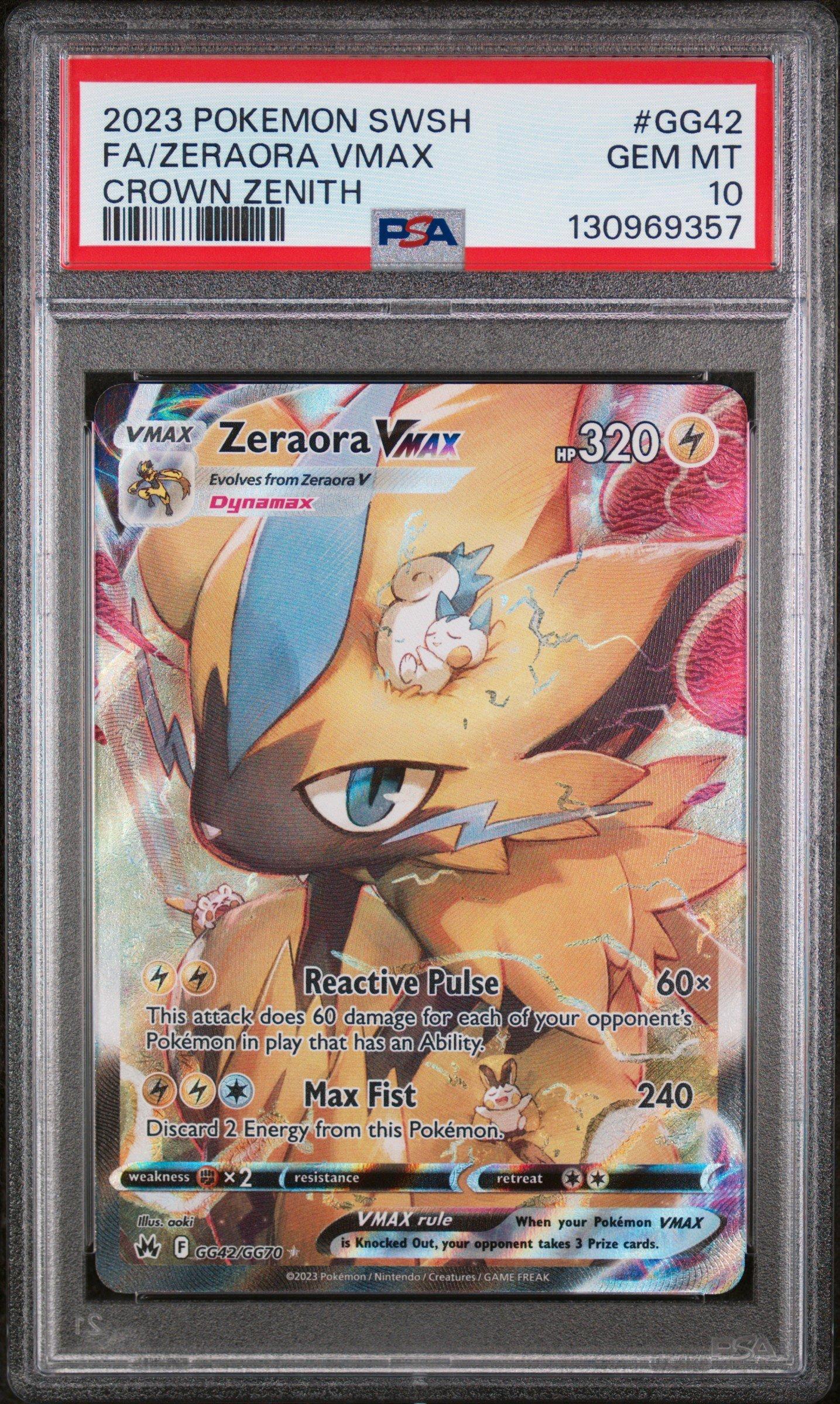 2023 Pokemon Sword And Shield Crown Zenith Gg42 Full Art/zeraora