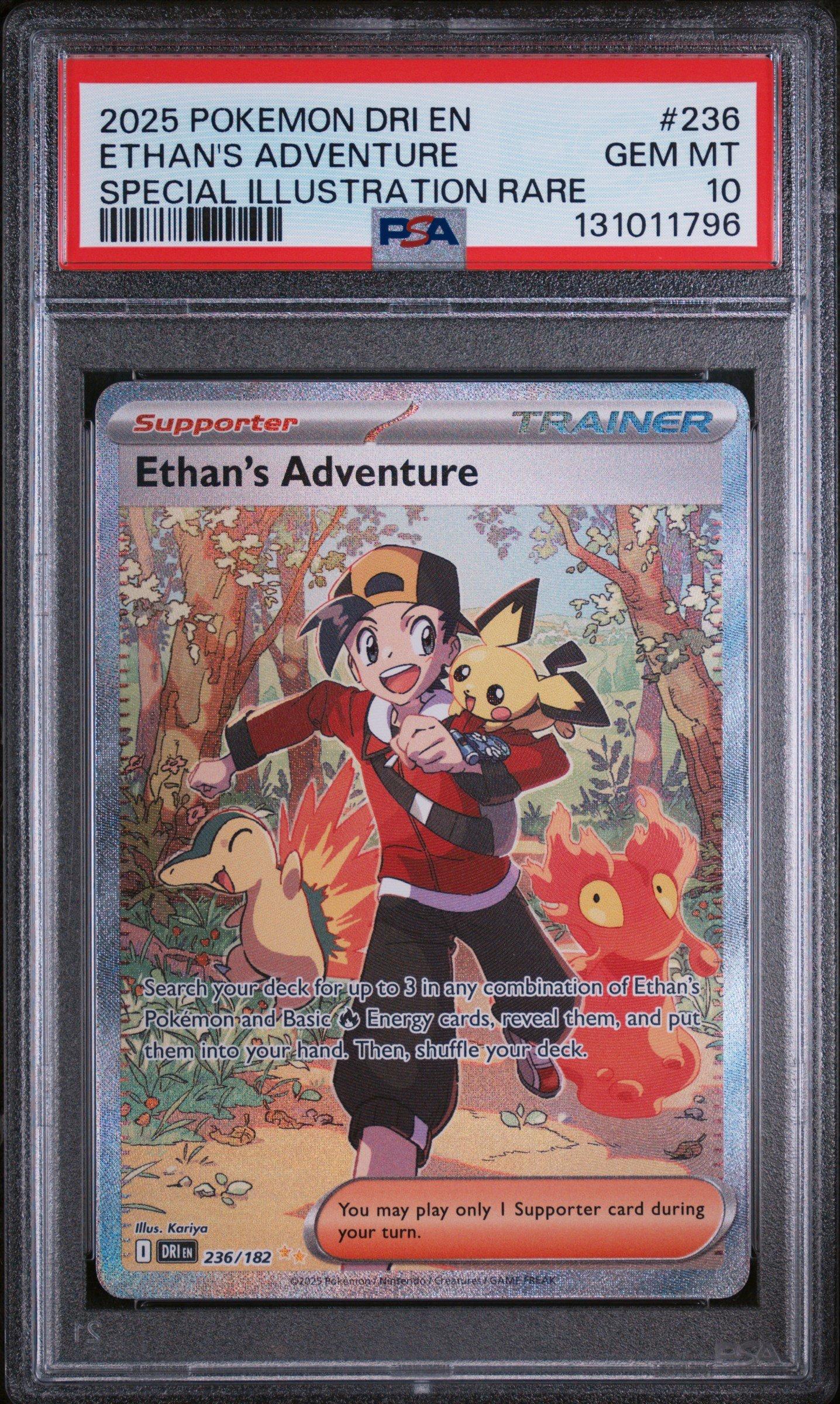 2025 Pokemon Dri En-destined Rivals 236 Ethan's Adventure Special