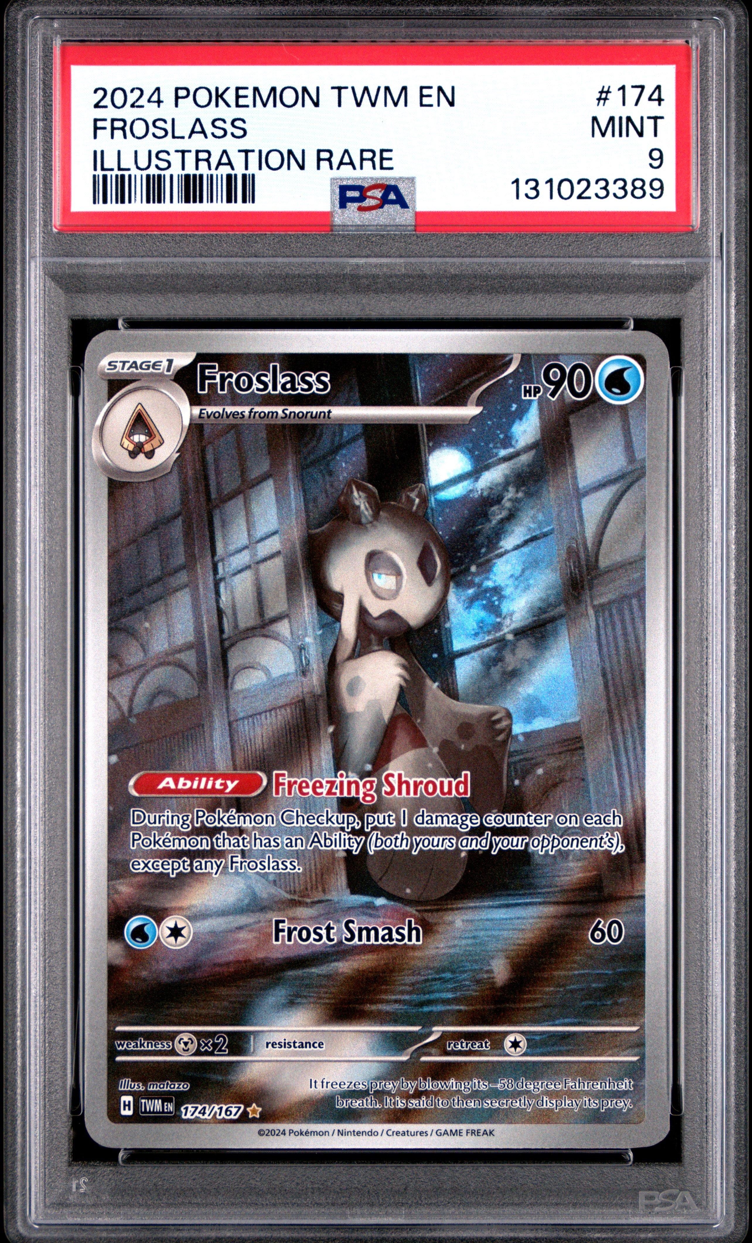 2024 Pokemon Twm En-twilight Masquerade 174 Froslass Illustration