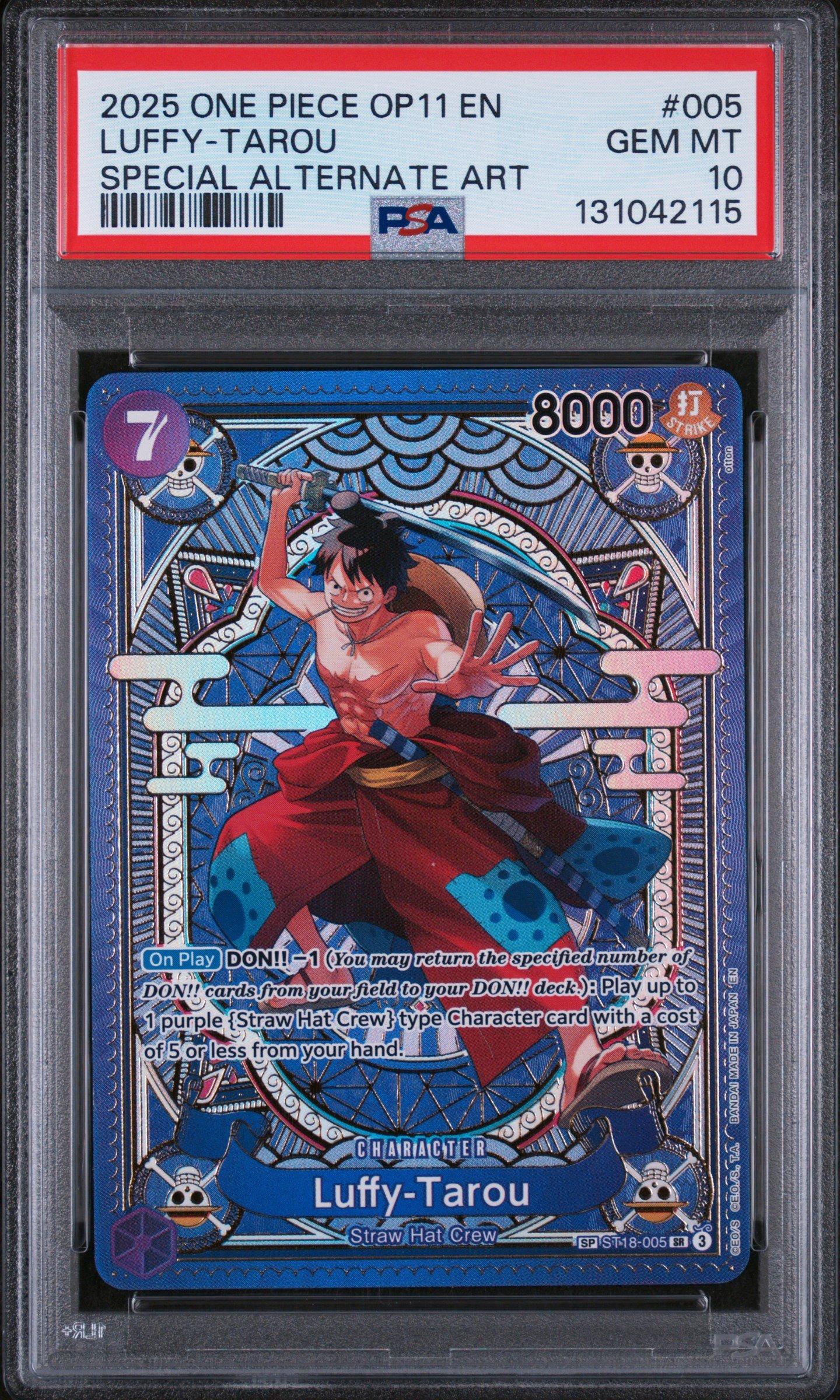2025 One Piece Op11-a Fist Of Divine Speed 005 Luffy-tarou Special