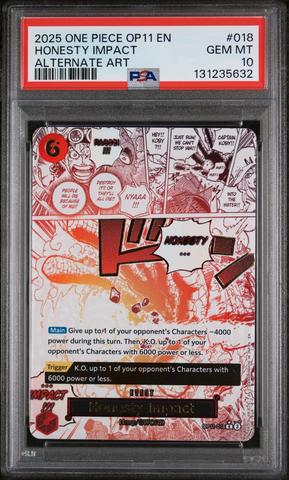 2025 One Piece Op11-a Fist Of Divine Speed 004 Kujyaku Alternate