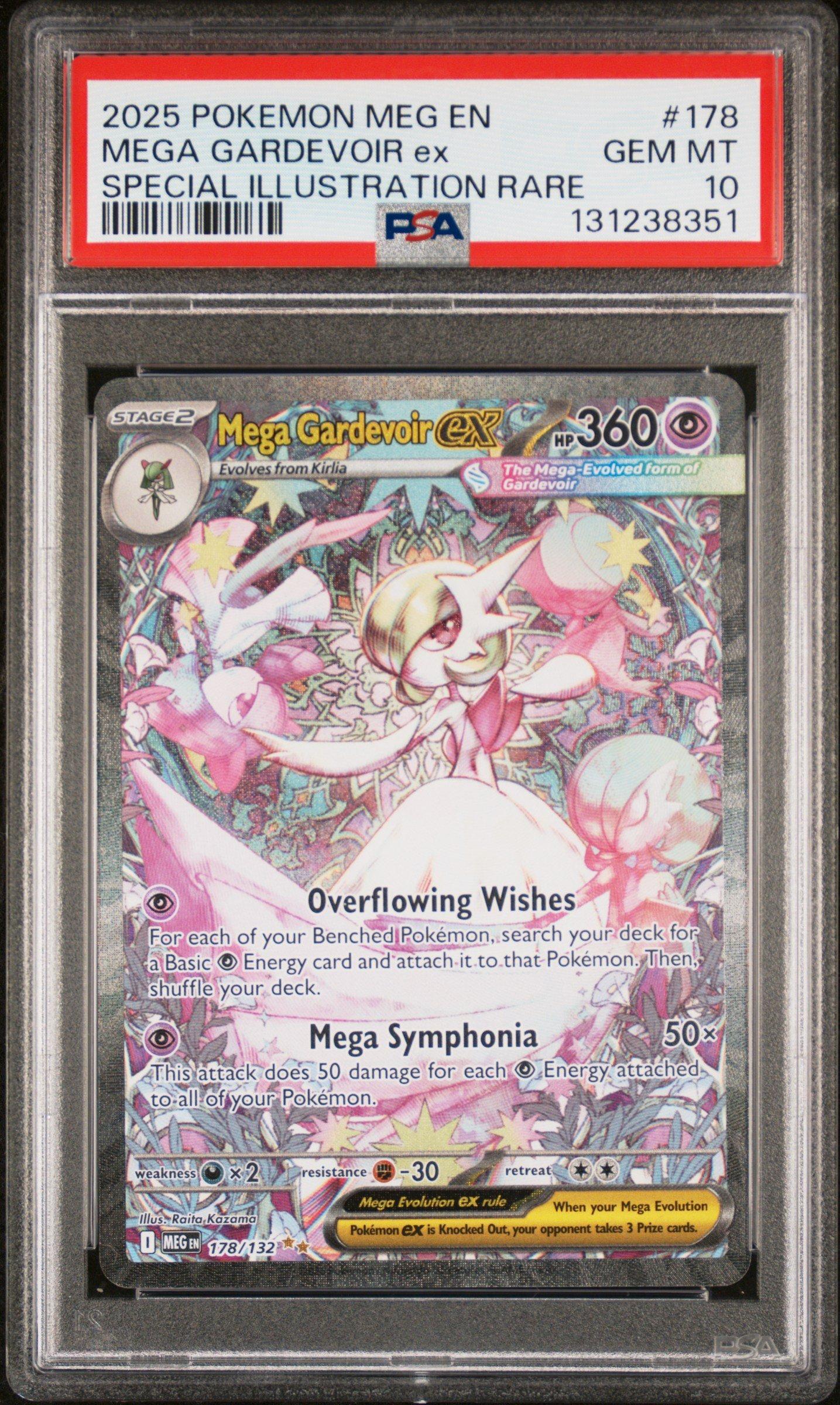 2025 Pokemon Meg En-mega Evolution 178 Mega Gardevoir Ex Special