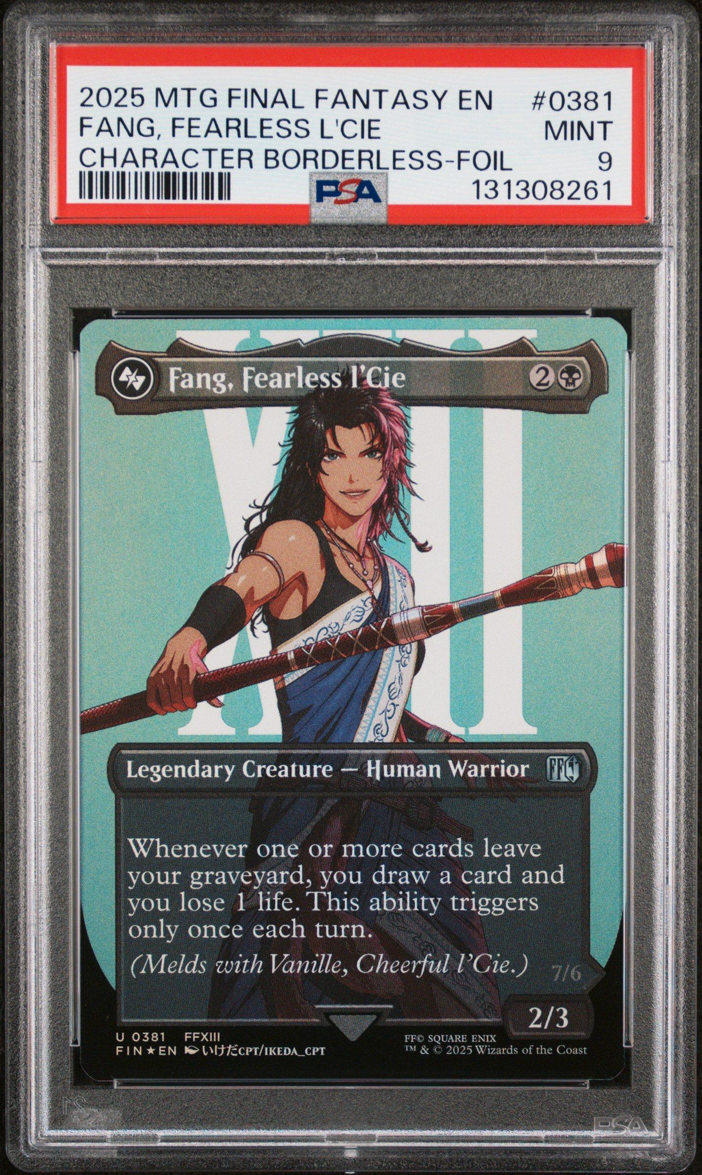 final fantasy fang mtg Fang, Fearless l'Cie [FINAL FANTASY] you draw a card and you lose 1 life Fang, l'Cie Intrepida MTG -