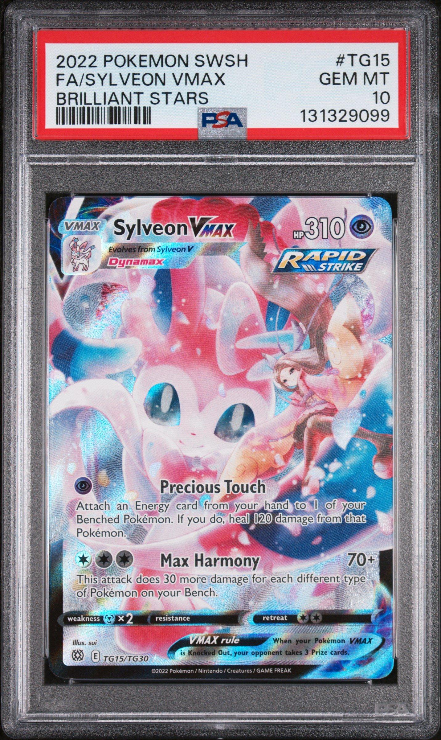 2022 Pokemon Sword & Shield Brilliant Stars Tg15 Full Art/sylveon