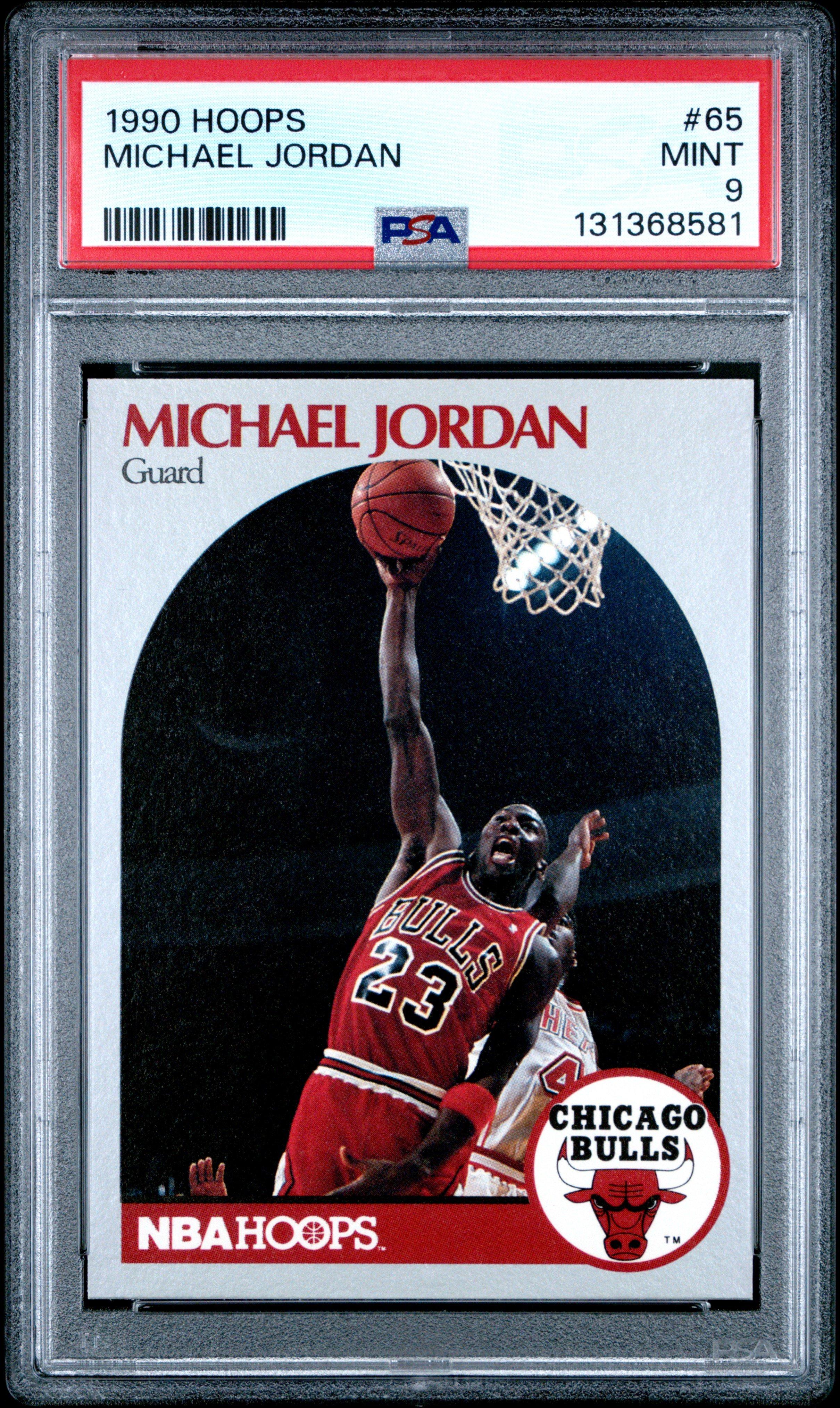1990 Hoops 65 Michael Jordan PSA 9 Graded Card | GameStop