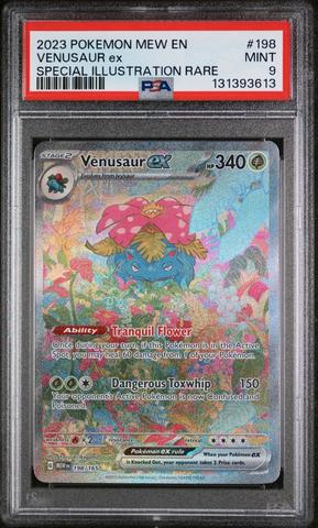2023 Pokemon Mew En-151 198 Venusaur Ex Special Illustration Rare