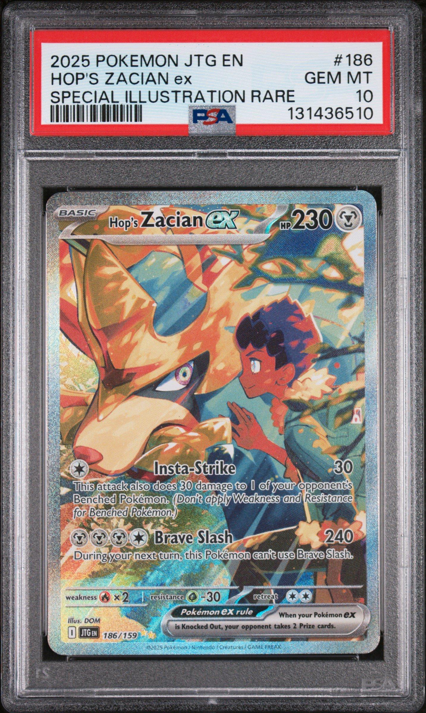 2022 Pokemon Sword & Shield Lost Origin Tg10 Full Art/snorlax PSA