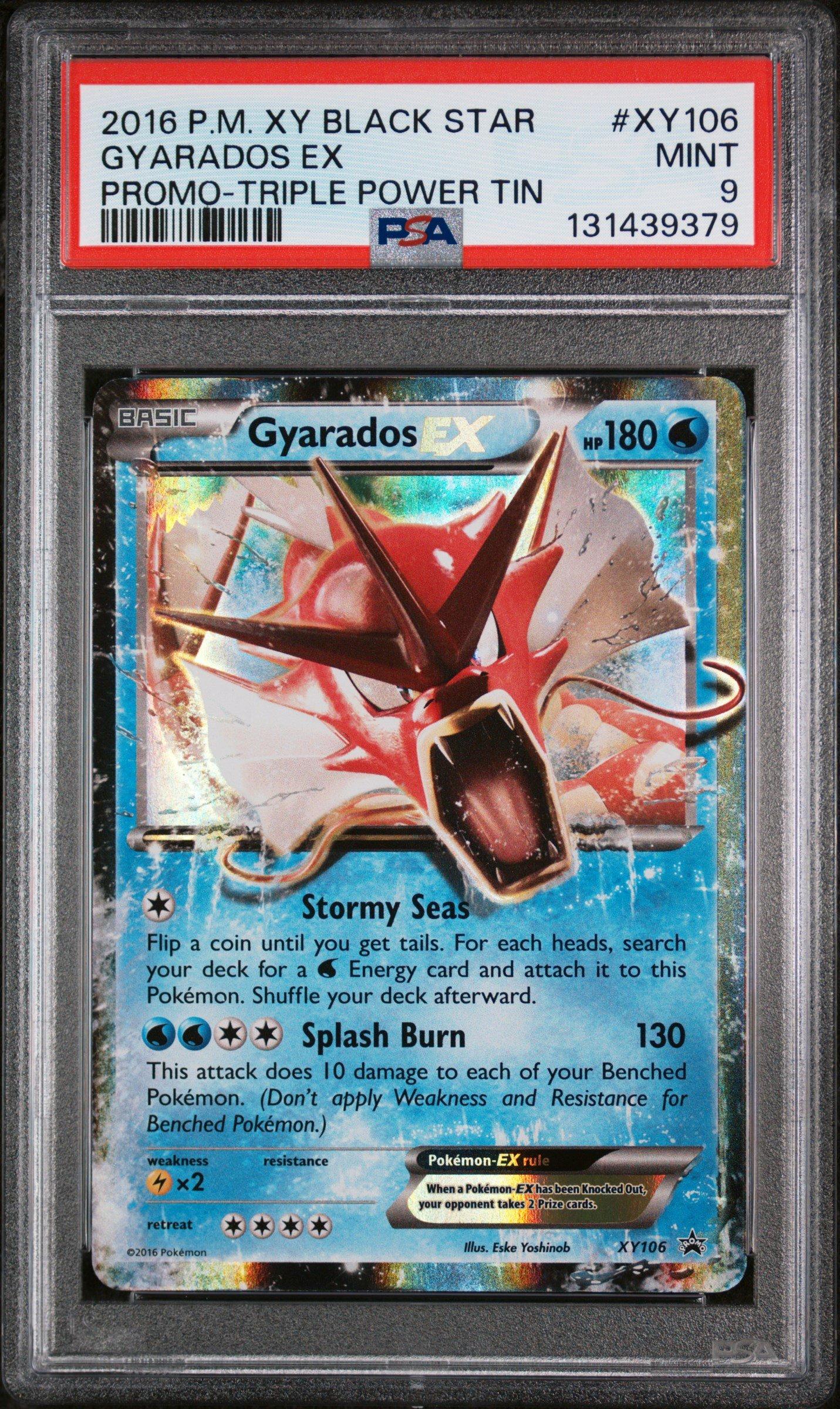 がりた 2016 Pokemon Xy Black Star Promo Xy106 Gyarados Ex Triple Power