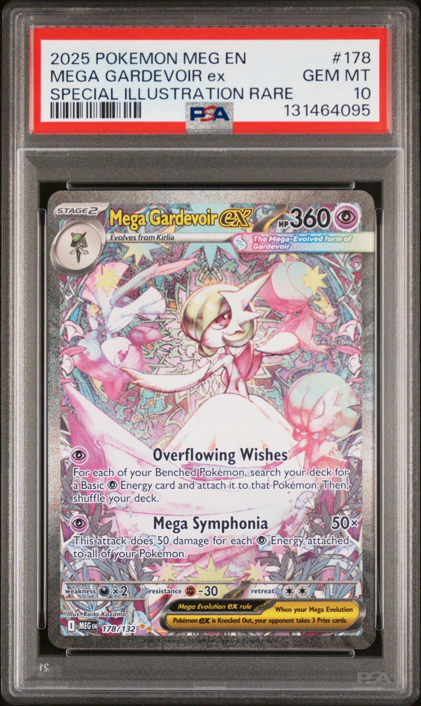 2025 Pokemon Meg En-mega Evolution 178 Mega Gardevoir Ex Special