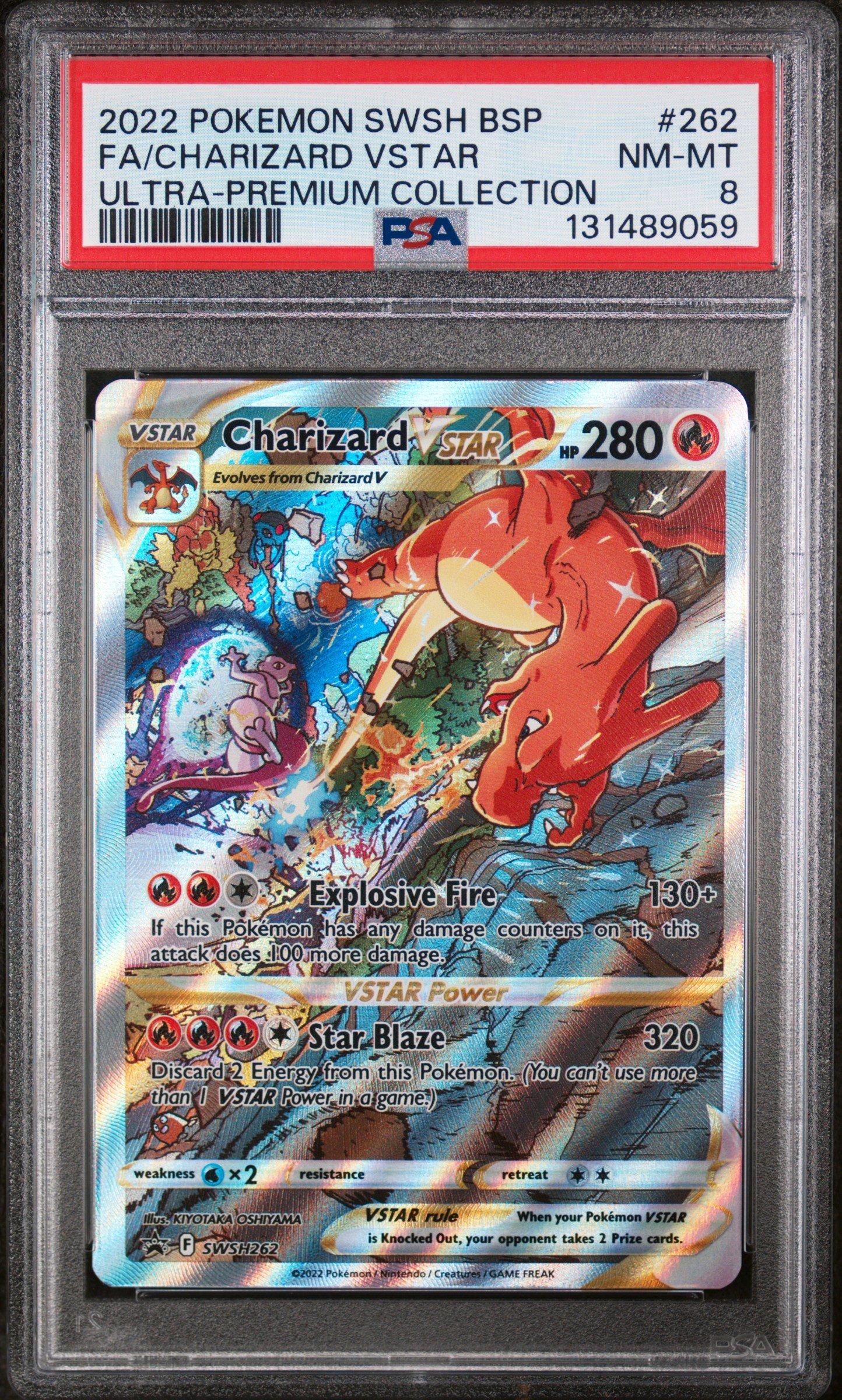 2022 Pokemon Swsh Black Star Promo 262 Full Art/charizard Vstar