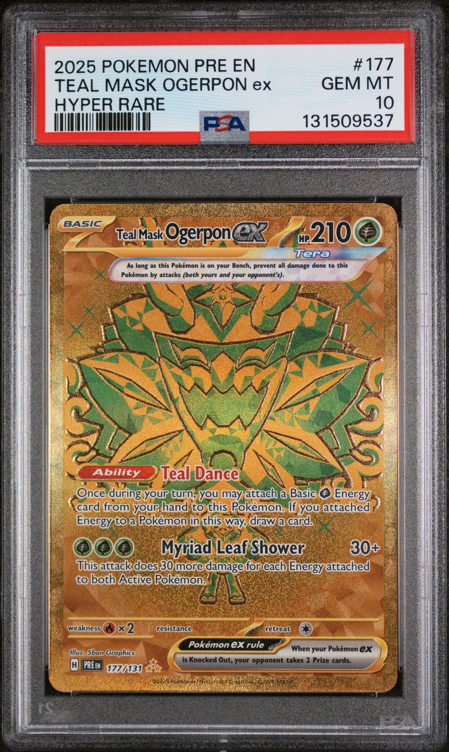ogerpon pokemon card Teal Mask Promo Uniquely Features Glitter Layer! - PokeBeach [GGG] Myriad Leaf Shower (30+) This attack does 30 more damage for each energy attached to both Active Pokmon Ogerpon cards (International TCG) 