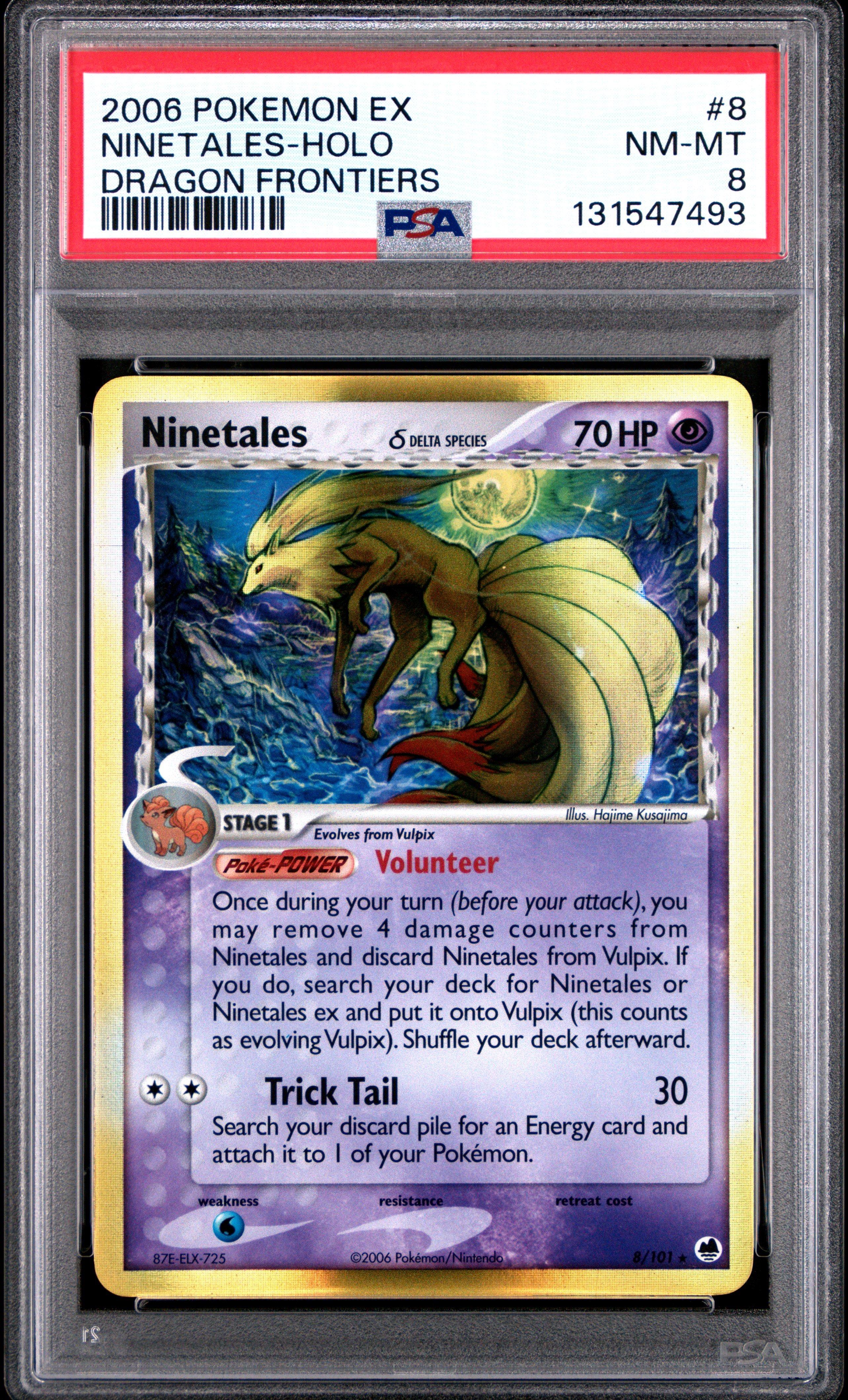 ninetales pokemon card holographic NINETALES PSA 5 HOLO POKEMON – Graded City main image 0