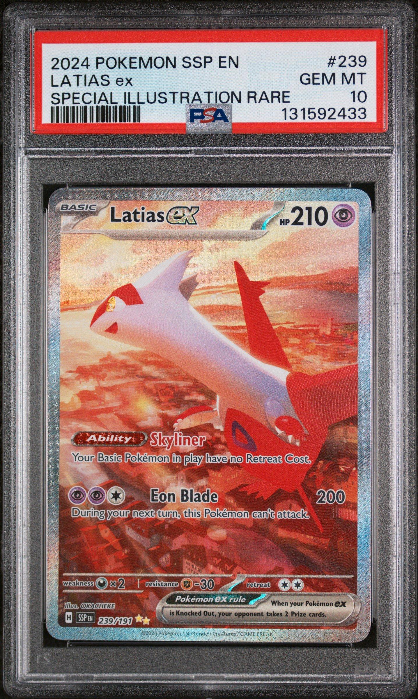 2024 Pokemon Ssp En-surging Sparks 239 Latias Ex Special