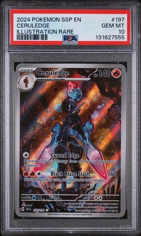 2024 Pokemon Ssp En-surging Sparks 197 Ceruledge Illustration Rare