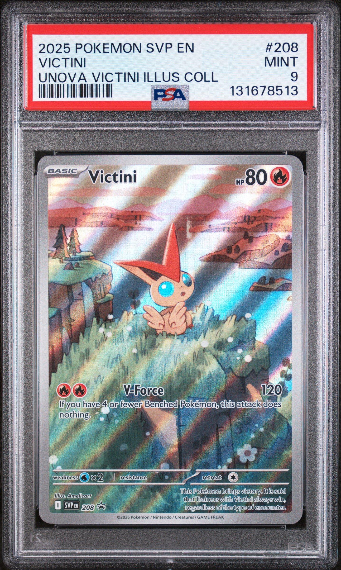 ポケモンカード psa 2025 Pokemon Svp En-sv Black Star Promo 208 Victini Unova Victini