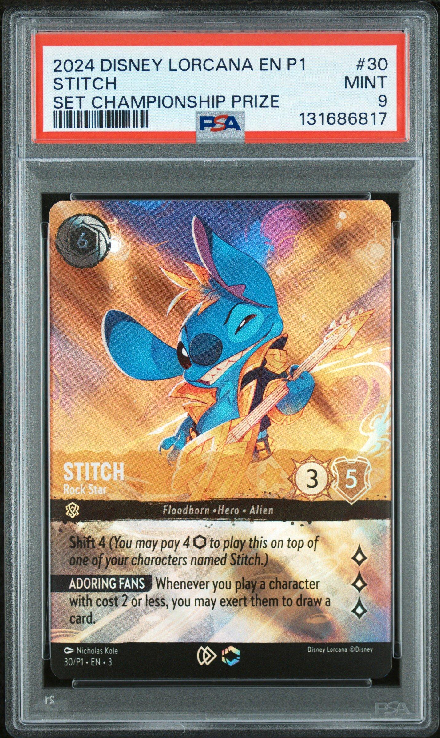 2024 Disney Lorcana En P1-promo 30 Stitch - Rock Star Into The