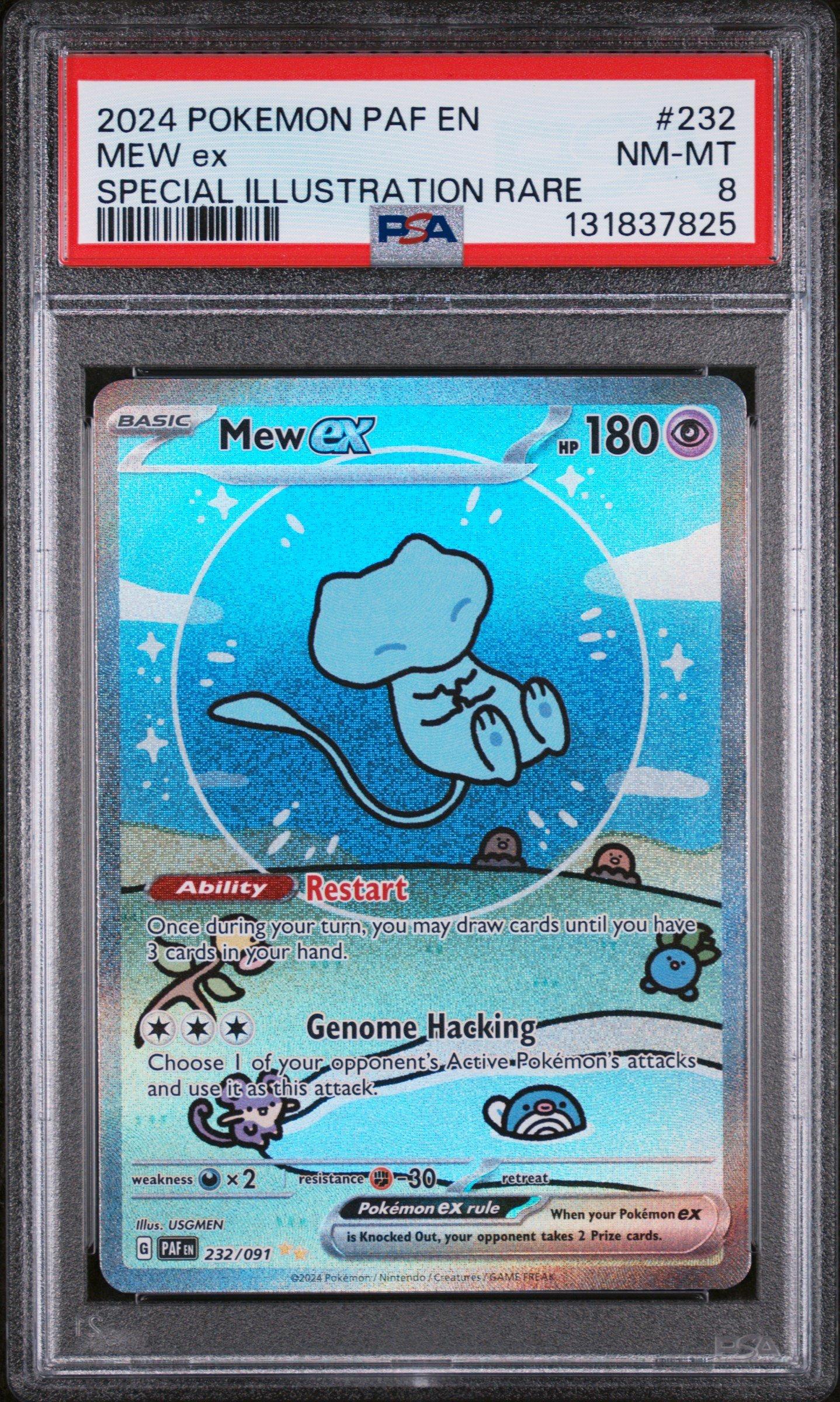 2024 Pokemon Paf En-paldean Fates 232 Mew Ex Special Illustration