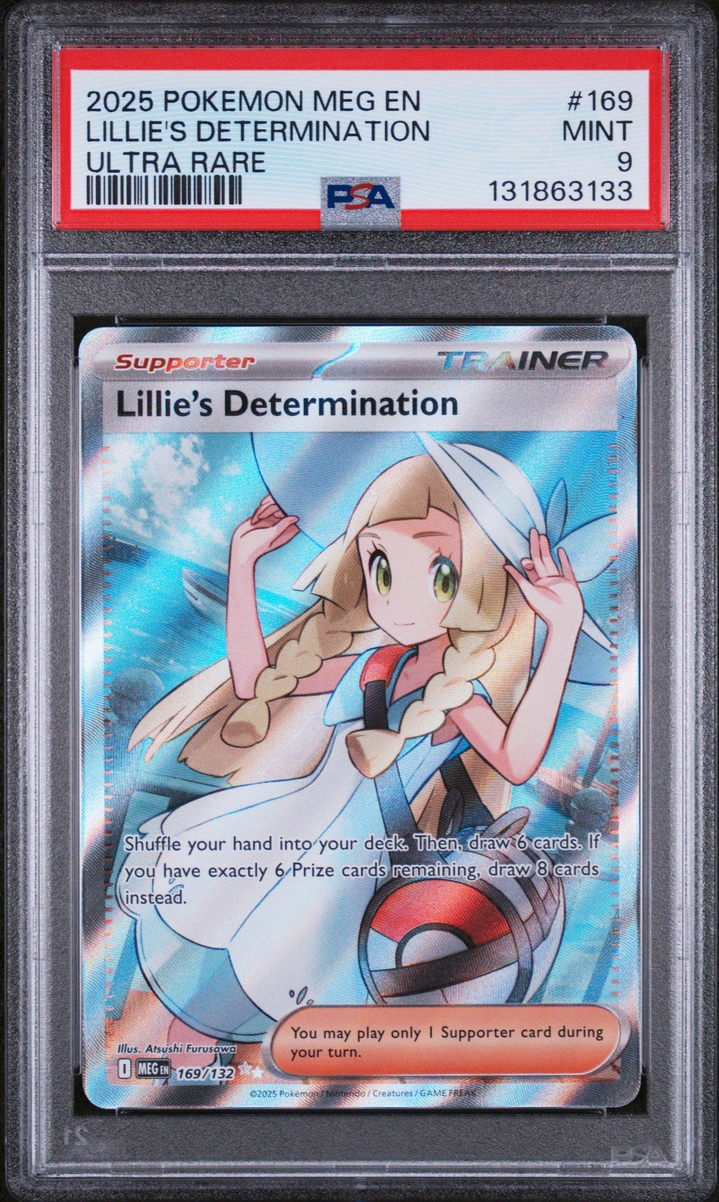 2025 Pokemon Meg En-mega Evolution 169 Lillie's Determination