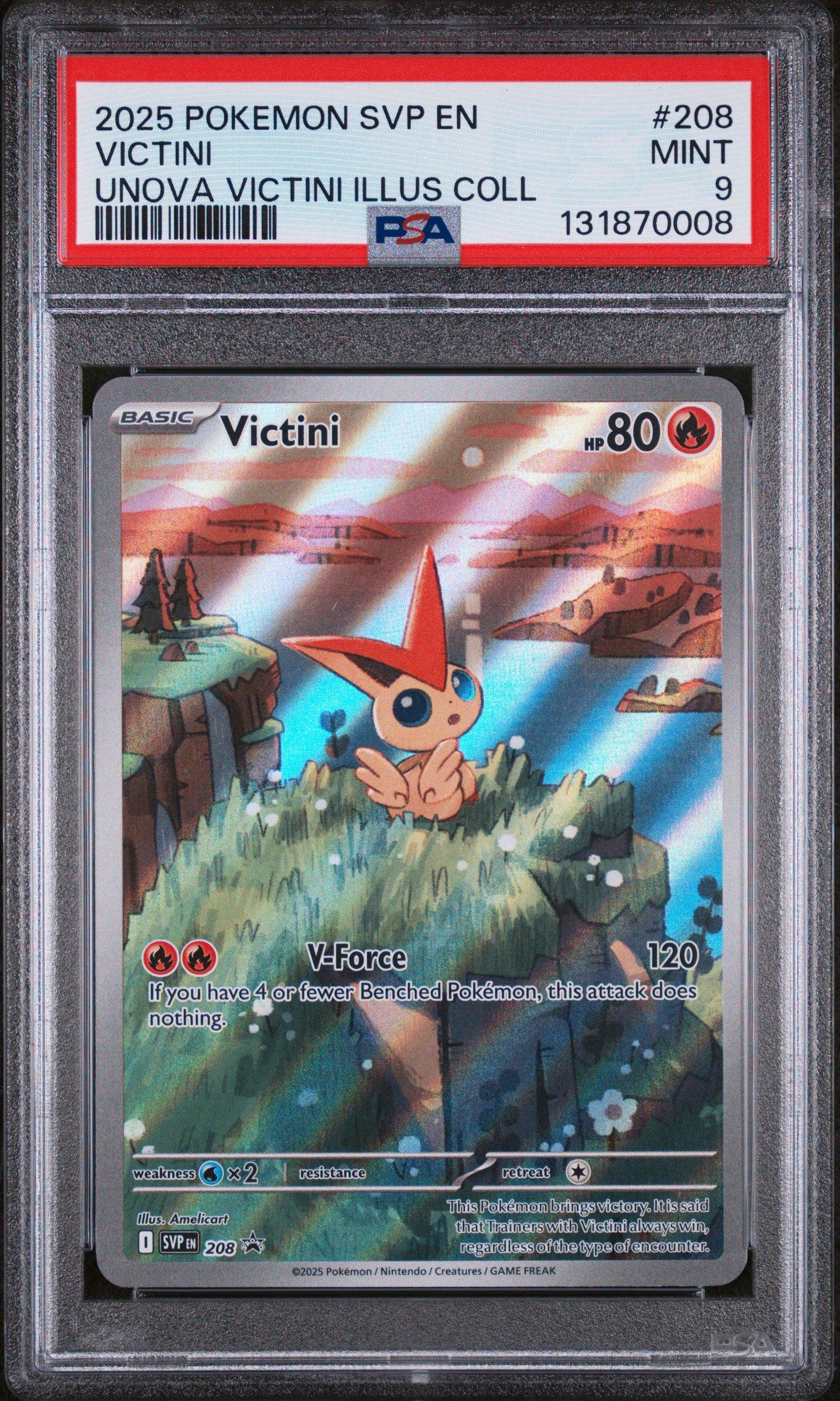 2025 Pokemon Svp En-sv Black Star Promo 208 Victini Unova Victini 