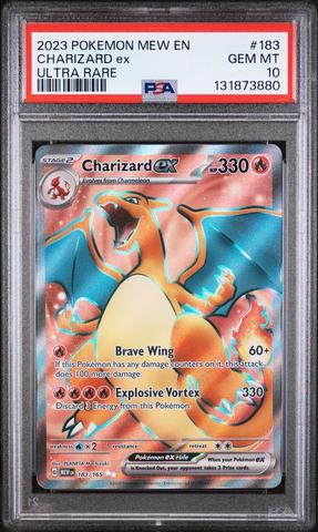 2023 Pokemon Mew En-151 183 Charizard Ex Ultra Rare PSA 10 | GameStop