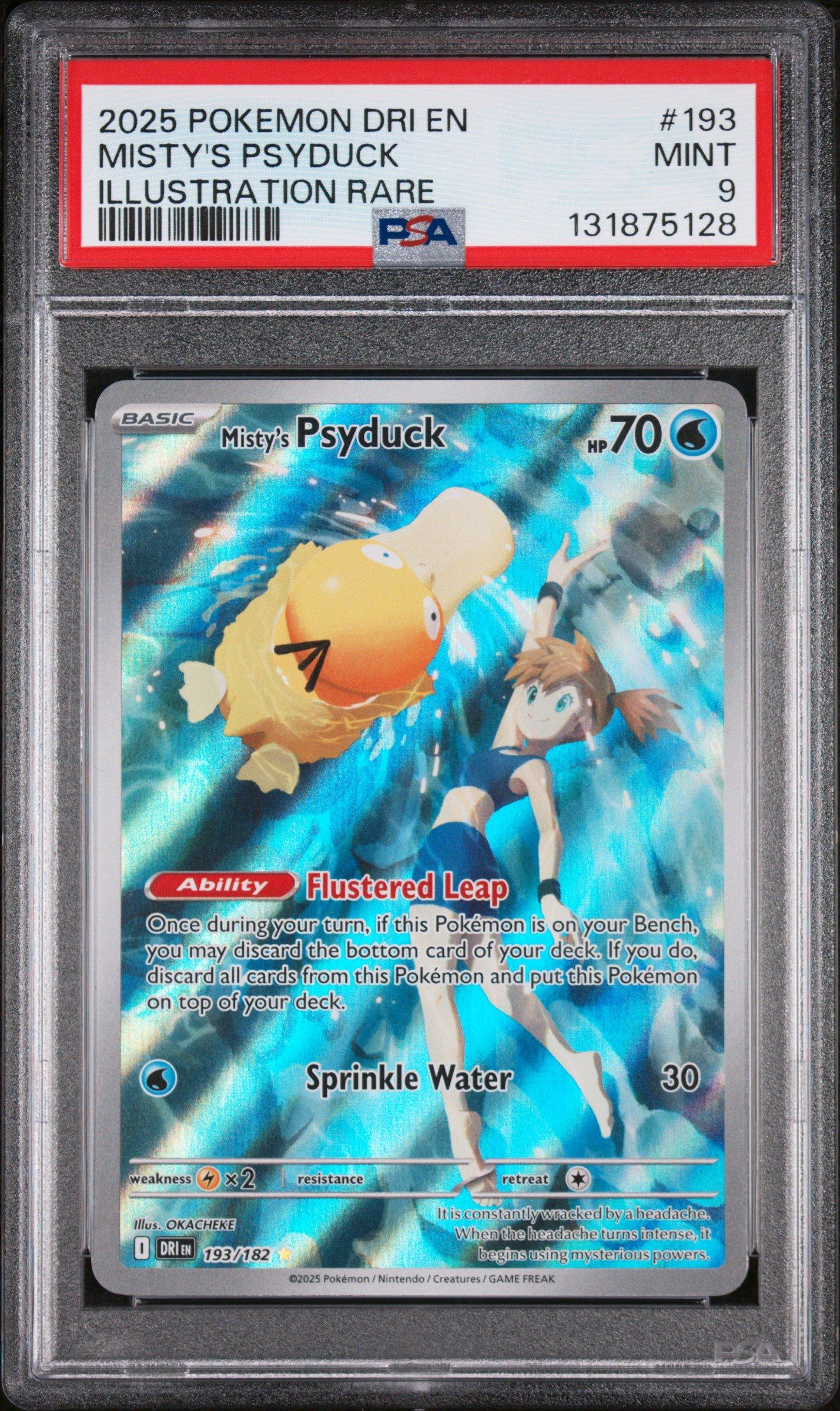 2025 Pokemon Dri En-destined Rivals 193 Misty's Psyduck