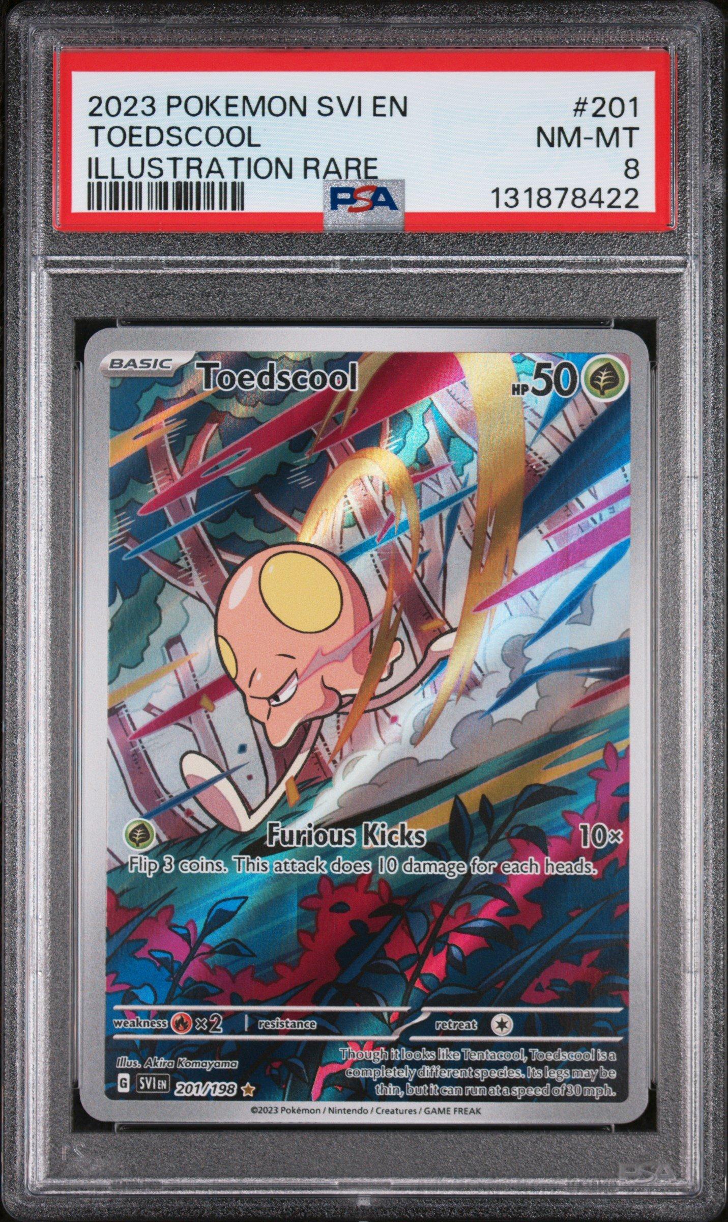 2023 Pokemon Svi En-scarlet & Violet 201 Toedscool Illustration