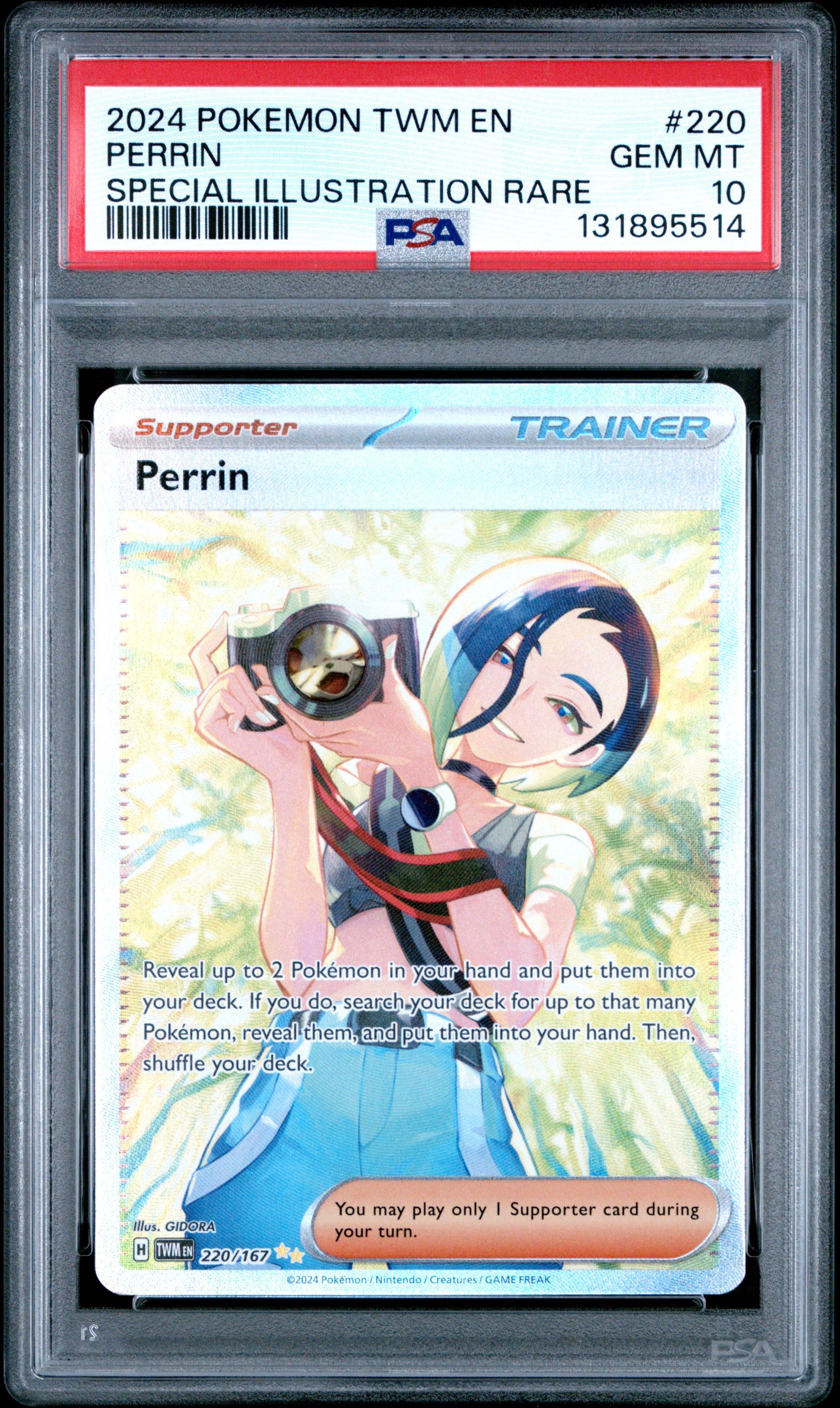 2024 Pokemon Twm En-twilight Masquerade 220 Perrin Special