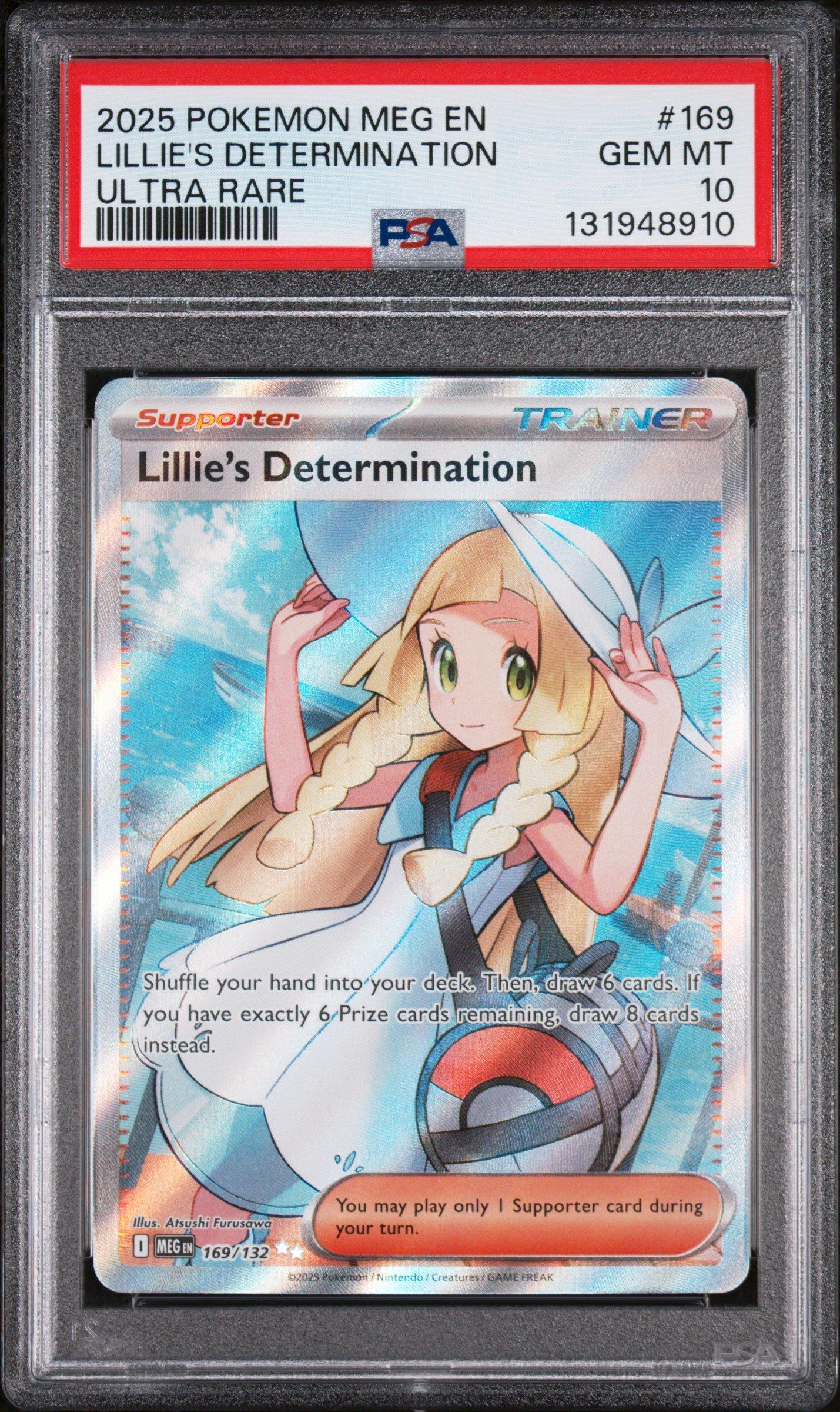 2025 Pokemon Meg En-mega Evolution 169 Lillie's Determination
