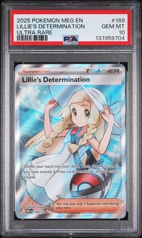 2025 Pokemon Meg En-mega Evolution 169 Lillie's Determination