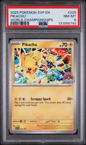 2025 Pokemon Svp En-sv Black Star Promo 225 Pikachu World