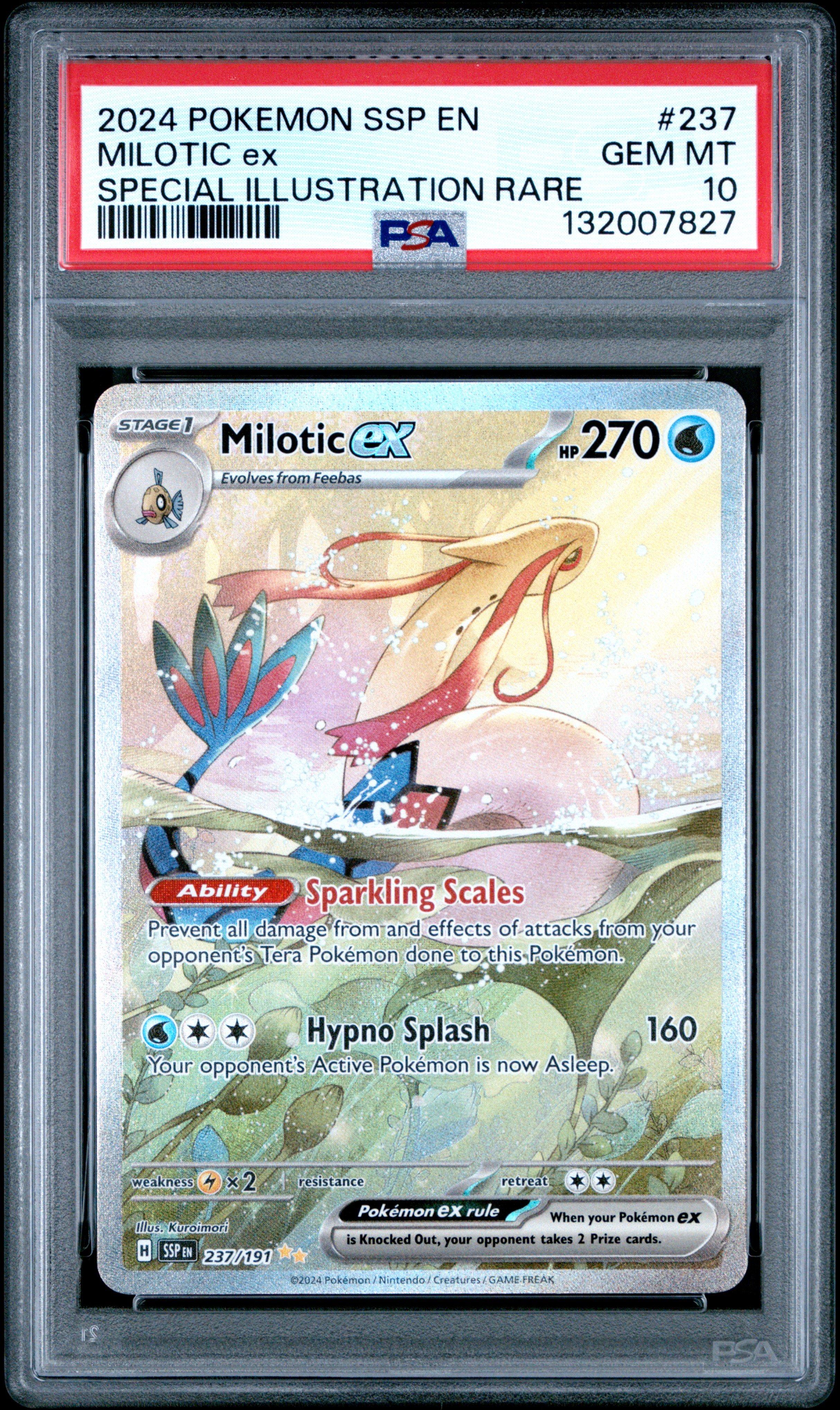 2024 Pokemon Ssp En-surging Sparks 237 Milotic Ex Special