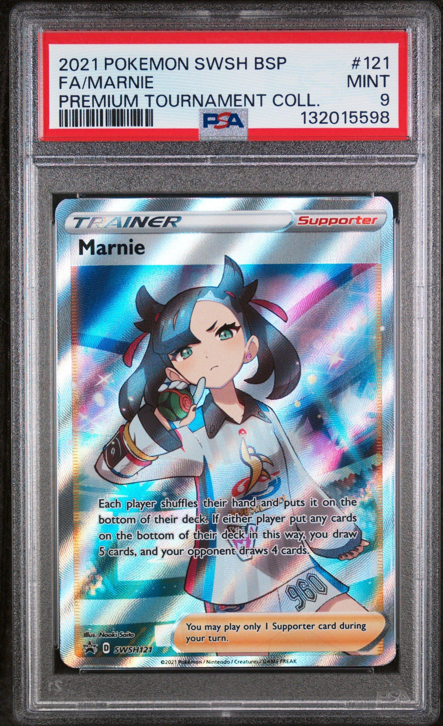 marnie full art pokemon card Pokemon Marnie's Pride 171/172 Brilliant Stars Full Art Pokemon TCG NM