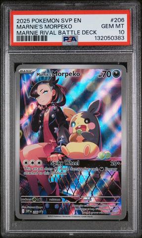 2025 Pokemon Svp En-sv Black Star Promo 206 Marnie's Morpeko