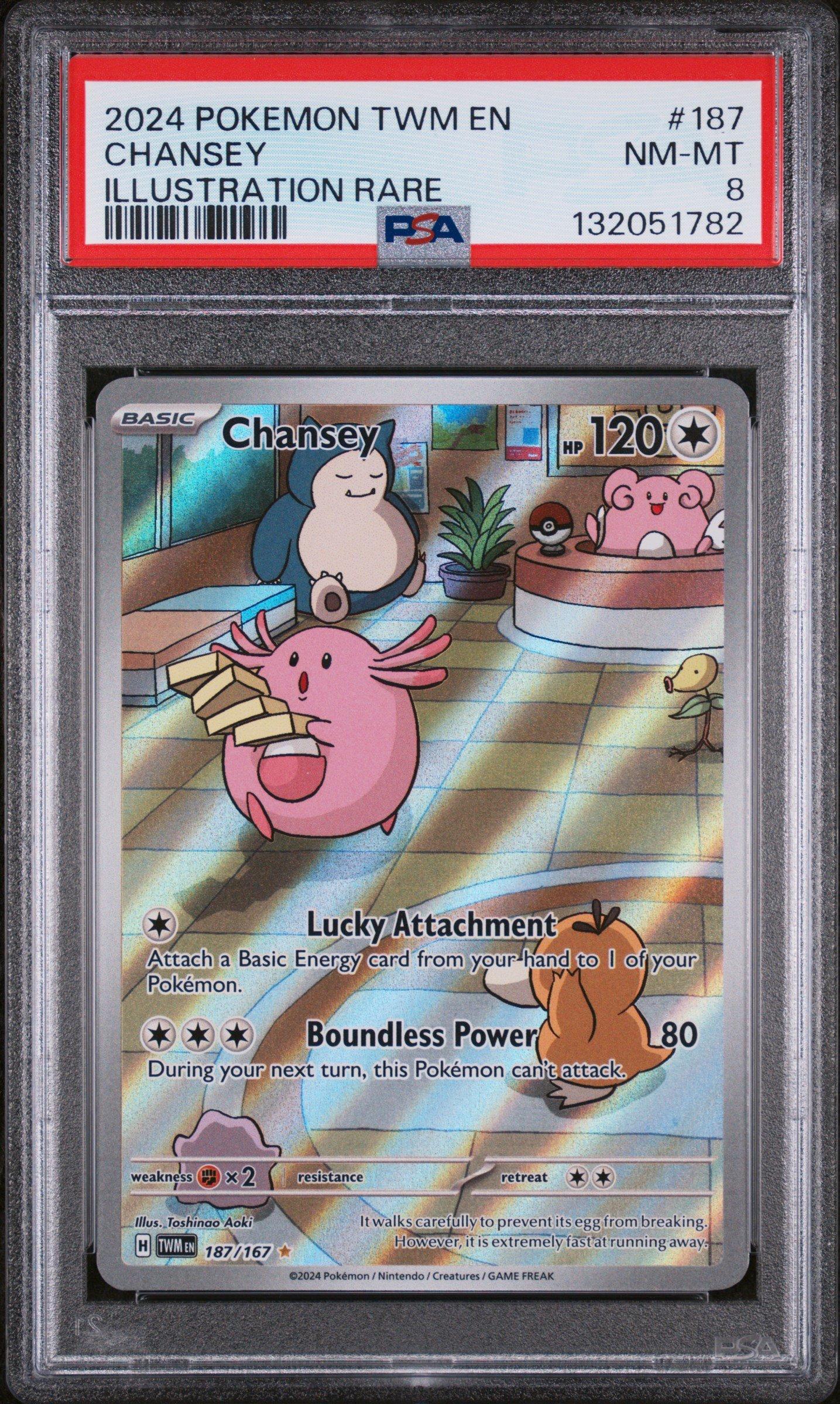 2024 Pokemon Twm En-twilight Masquerade 187 Chansey Illustration