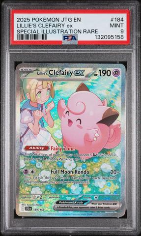 2025 Pokemon Jtg En-journey Together 184 Lillie's Clefairy Ex