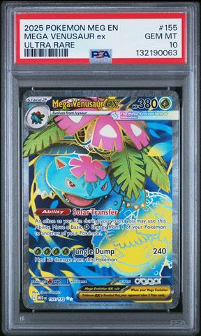 2025 Pokemon Meg En-mega Evolution 177 Mega Venusaur Ex Special