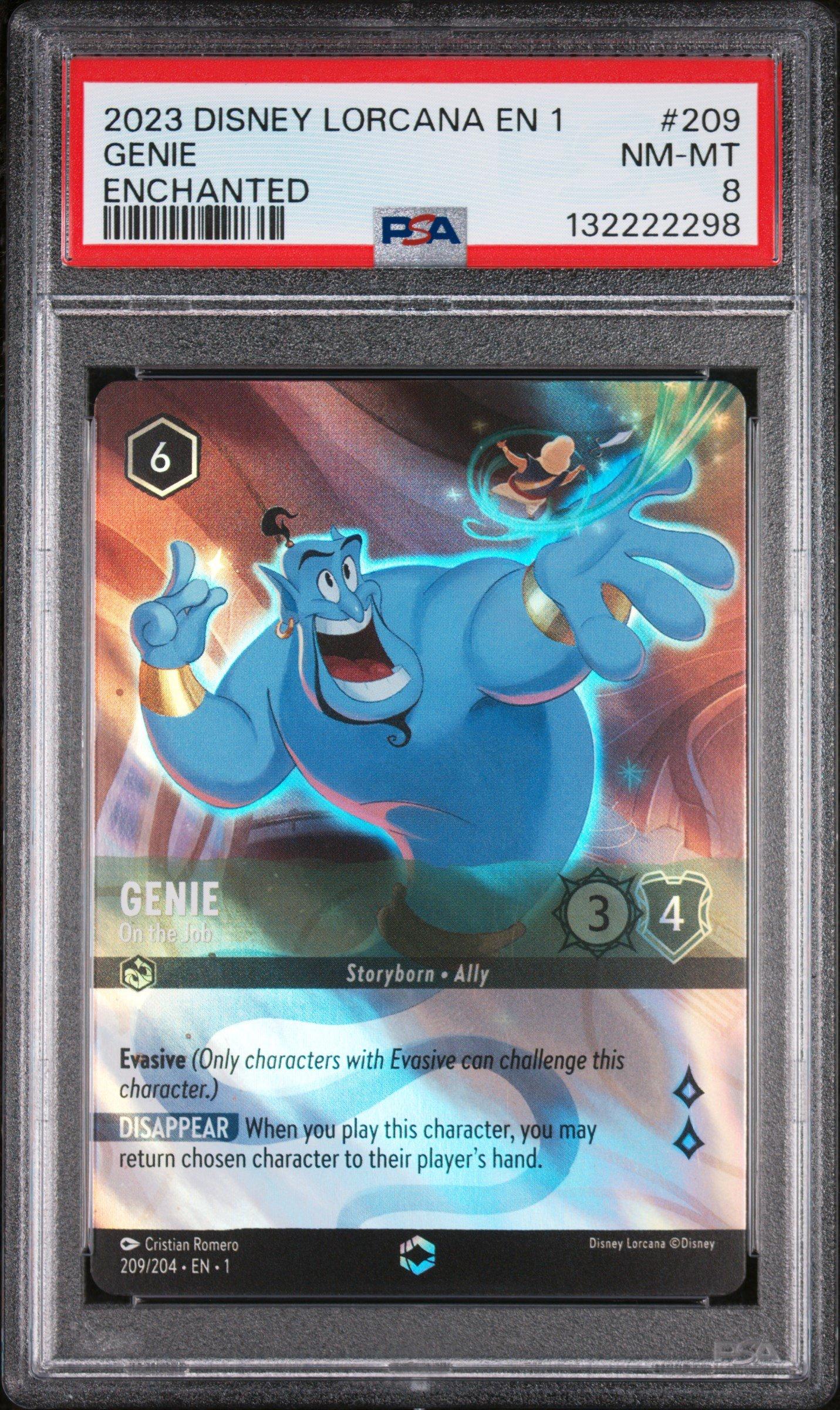 キ*ル様 Disney LORCANAコレクターズエディションpsa10 ジーニ 2023 Disney Lorcana En 1-the First Chapter 209 Genie - On The Job