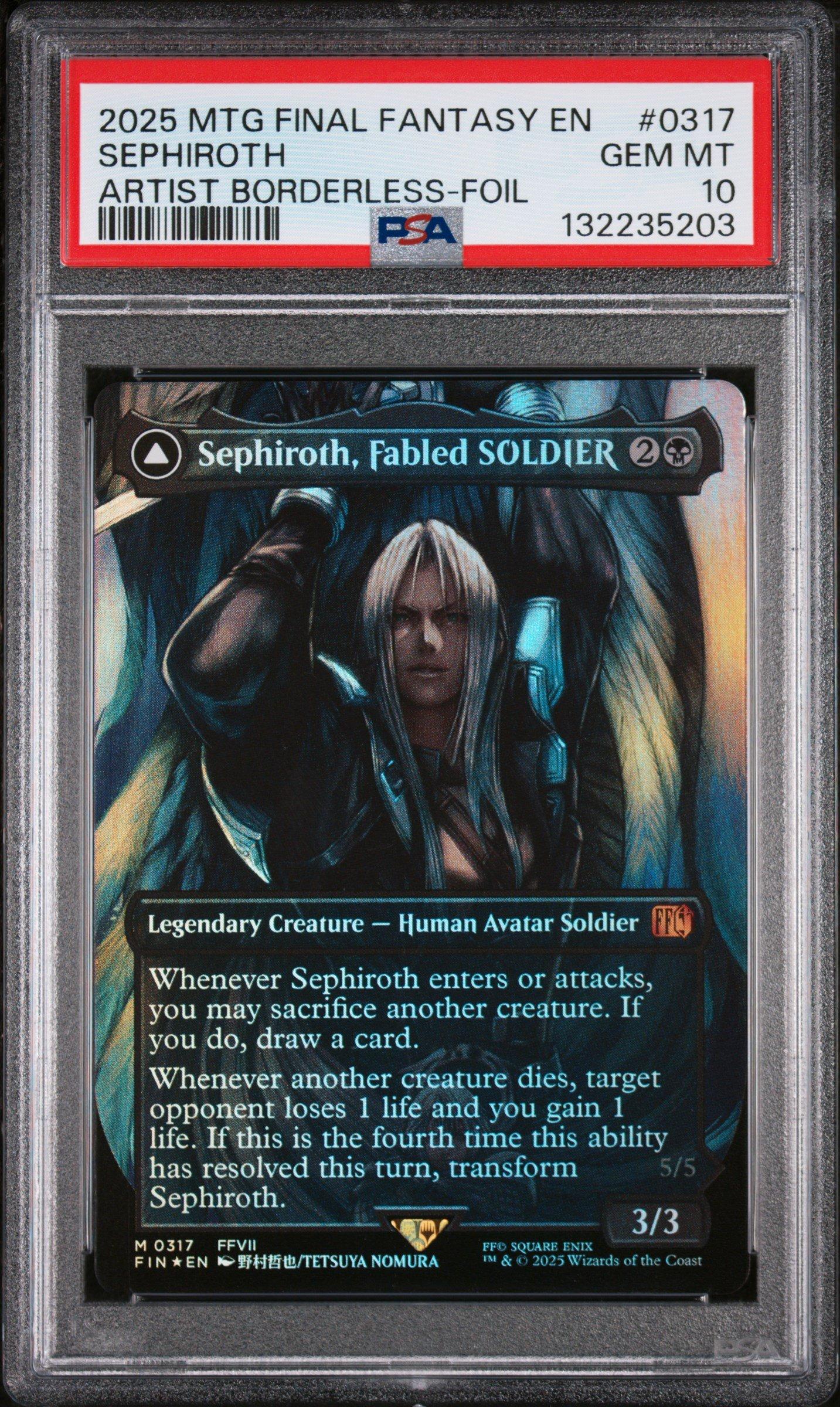 sephiroth final fantasy mtg Magic: The GatheringFINAL FANTASY Sephiroth, Planet's Heir 105ct AP  TCGFIX If this is the fourth time this ability has resolved this turn Foil "MTG - Final Fantasy: