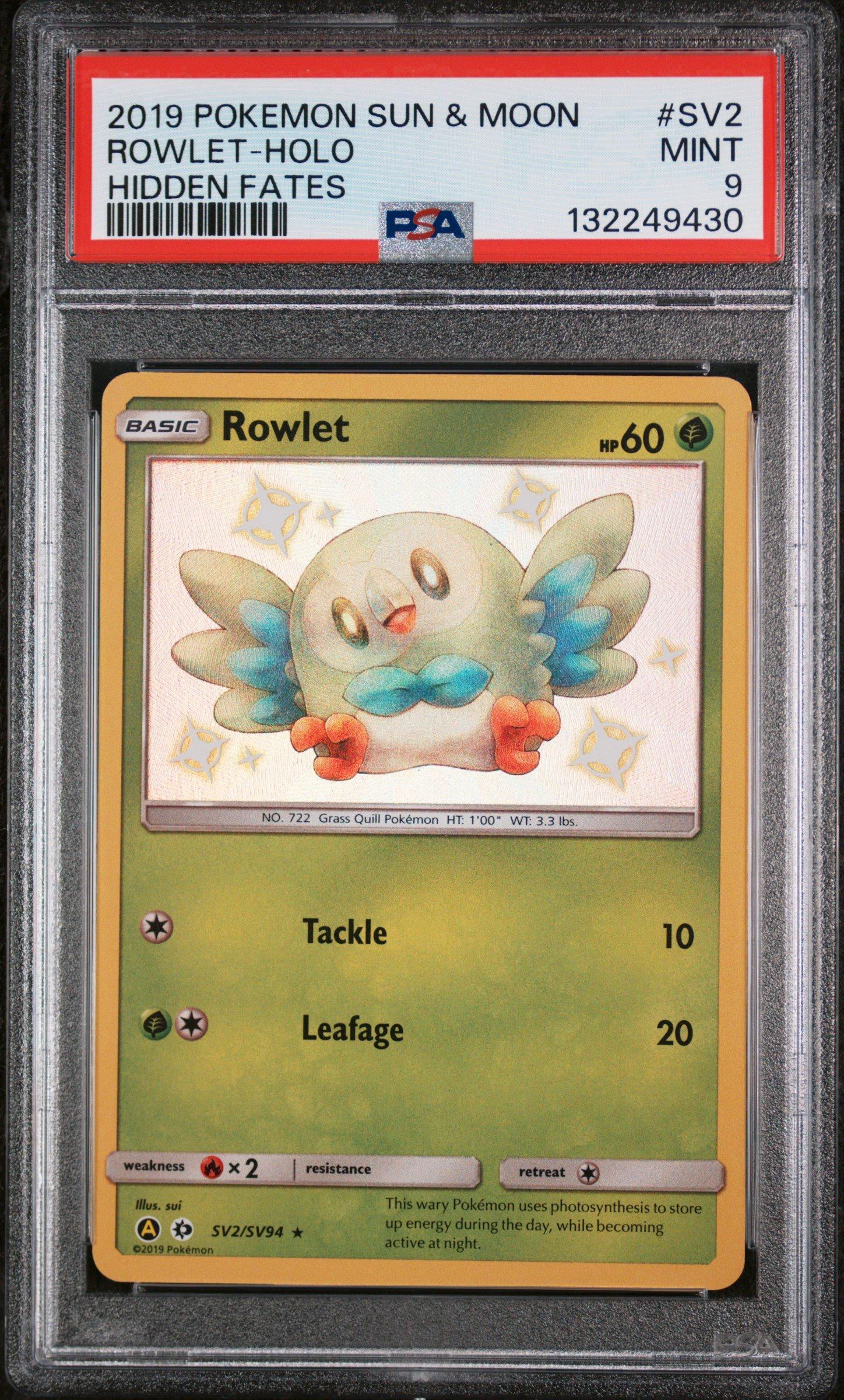rowlet pokemon card holographic CGC PRISTINE 10 Japanese Rowlet Holo Promo [POP 3] (Graded Card) – Phurion main image 1