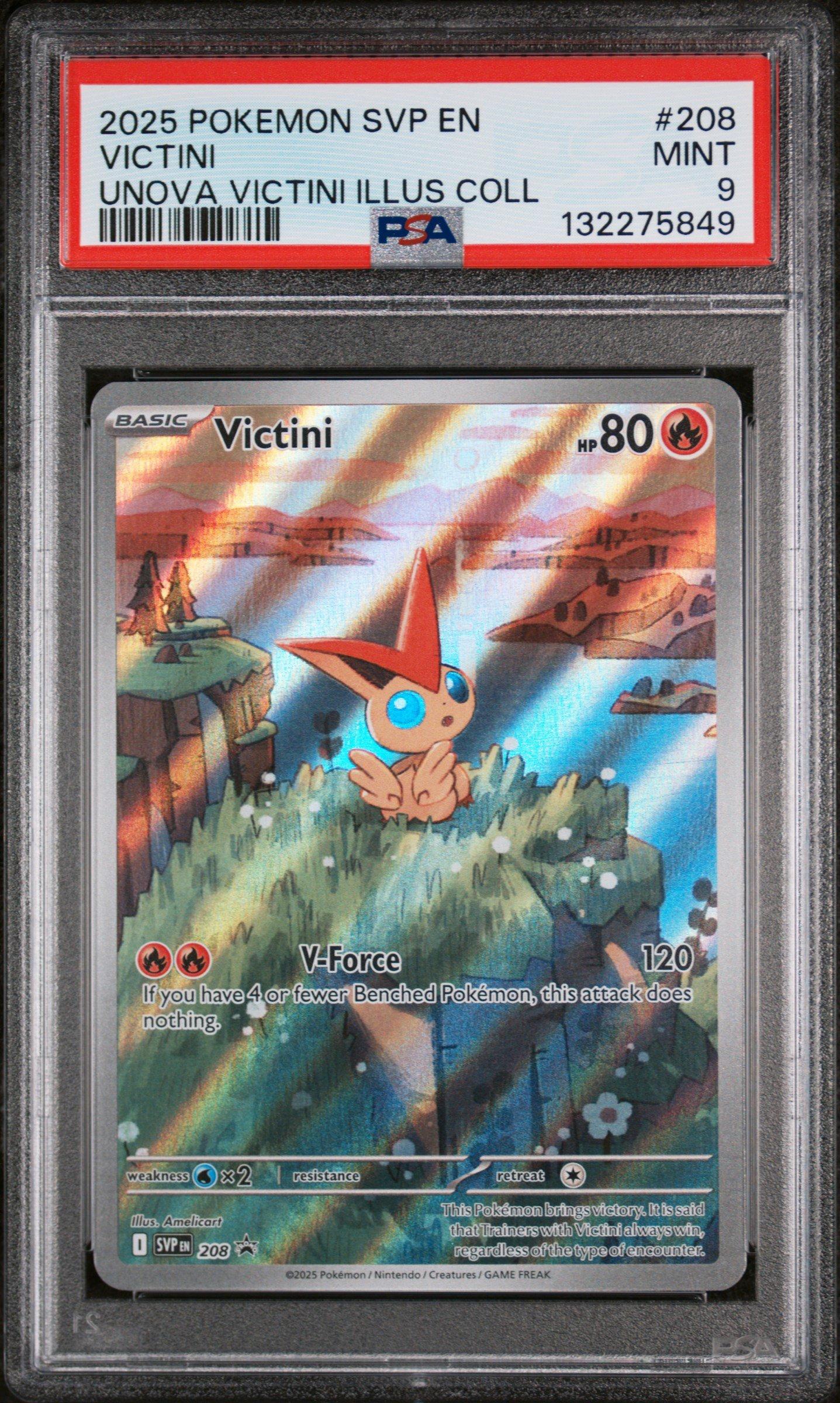 2025 Pokemon Svp En-sv Black Star Promo 208 Victini Unova Victini