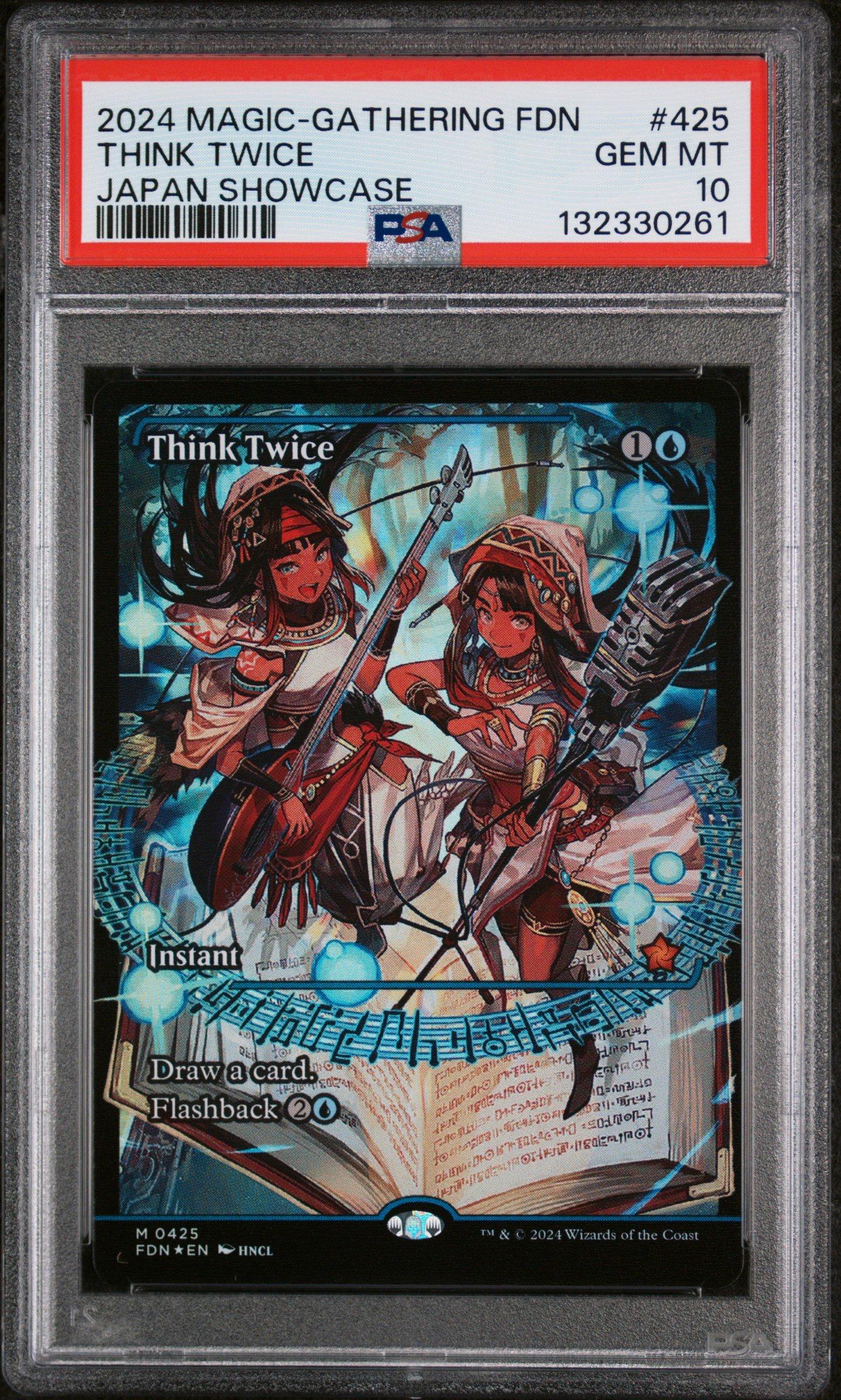 2024 Magic The Gathering Foundations 425 Think Twice Japan