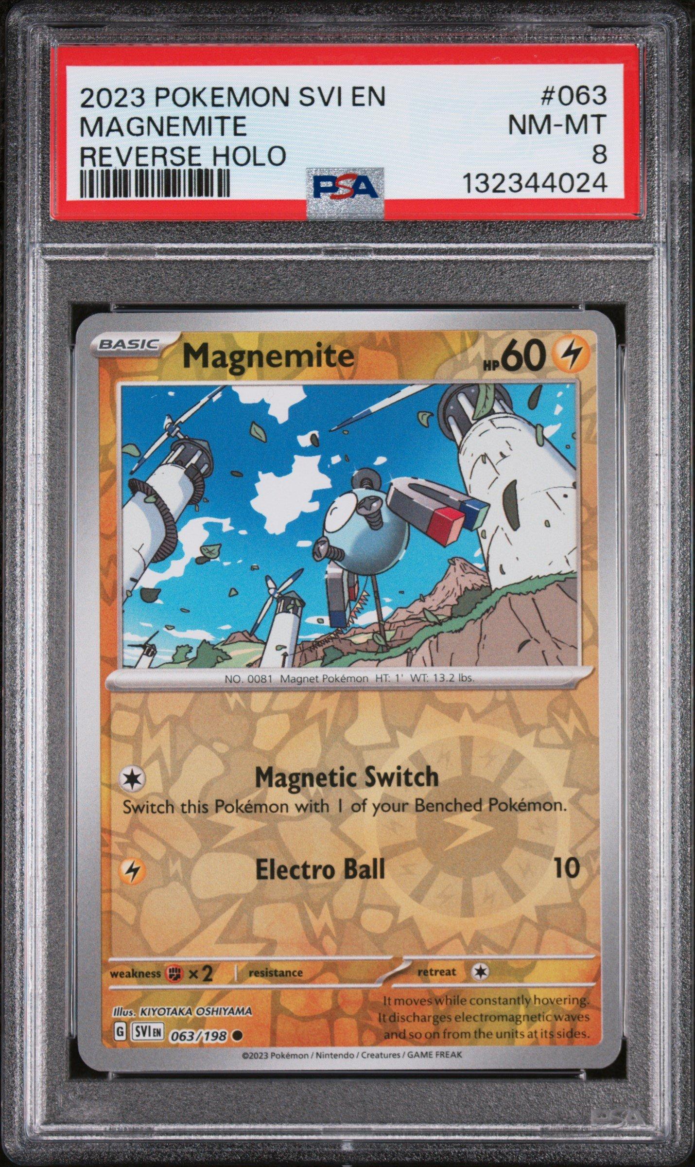 2023 Pokemon Svi En-scarlet & Violet 063 Magnemite Reverse Holo