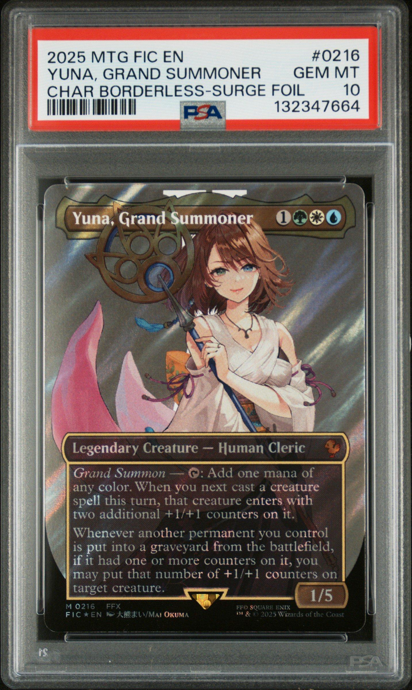2025 Magic The Gathering Final Fantasy Commander 0216 Yuna, Grand